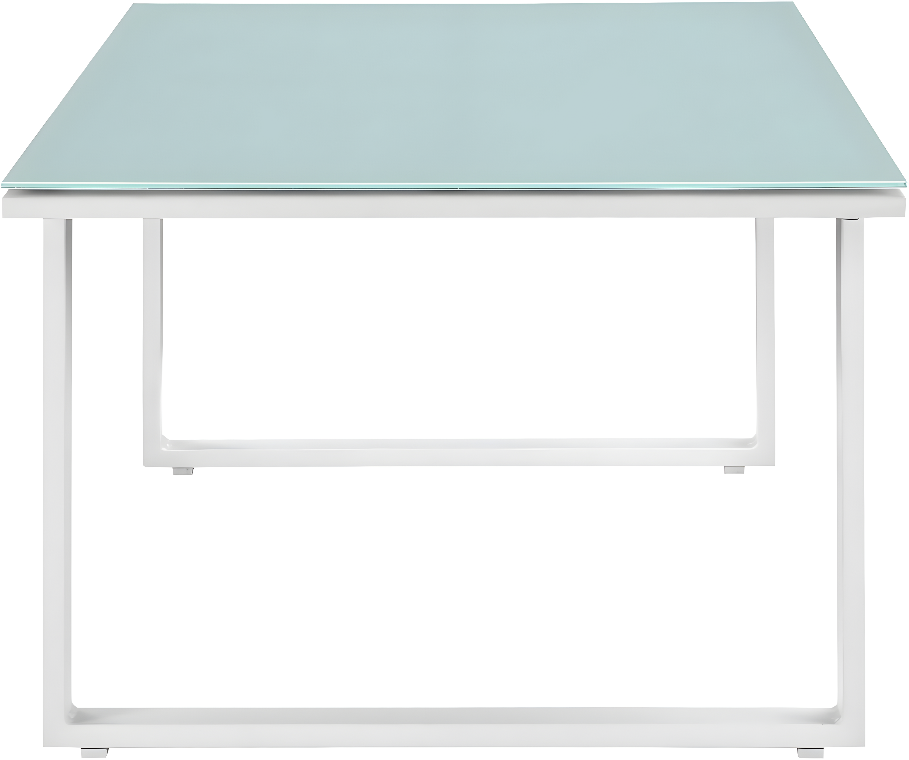 White Fortuna Outdoor Patio Coffee Table