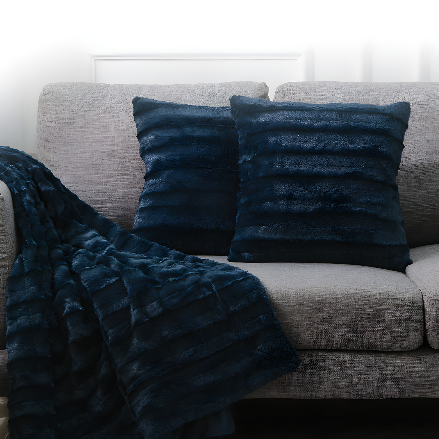 Cheer Collection FRBIN Square Pillow Cover & Insert (Set of 2)
