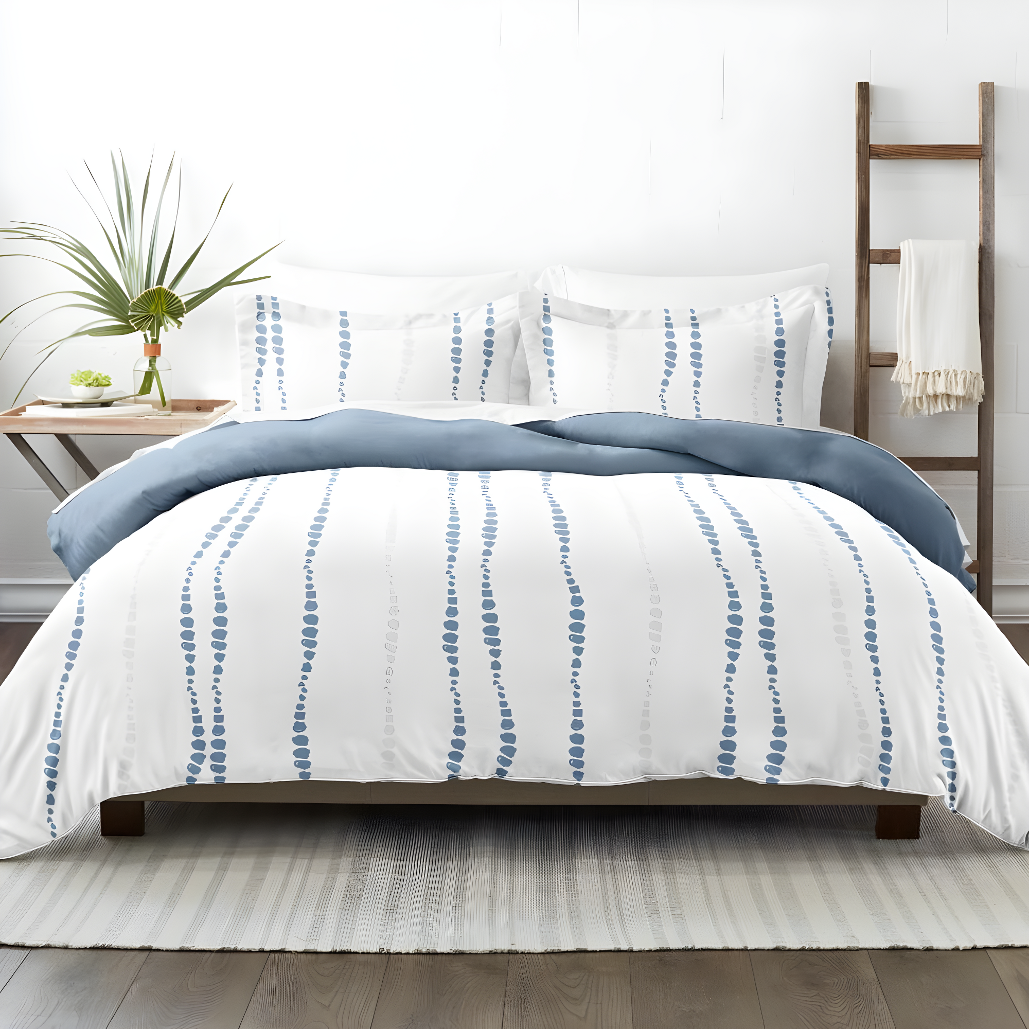 IEnjoy Home Urban Vibe Pattern Reversible Duvet Cover Set