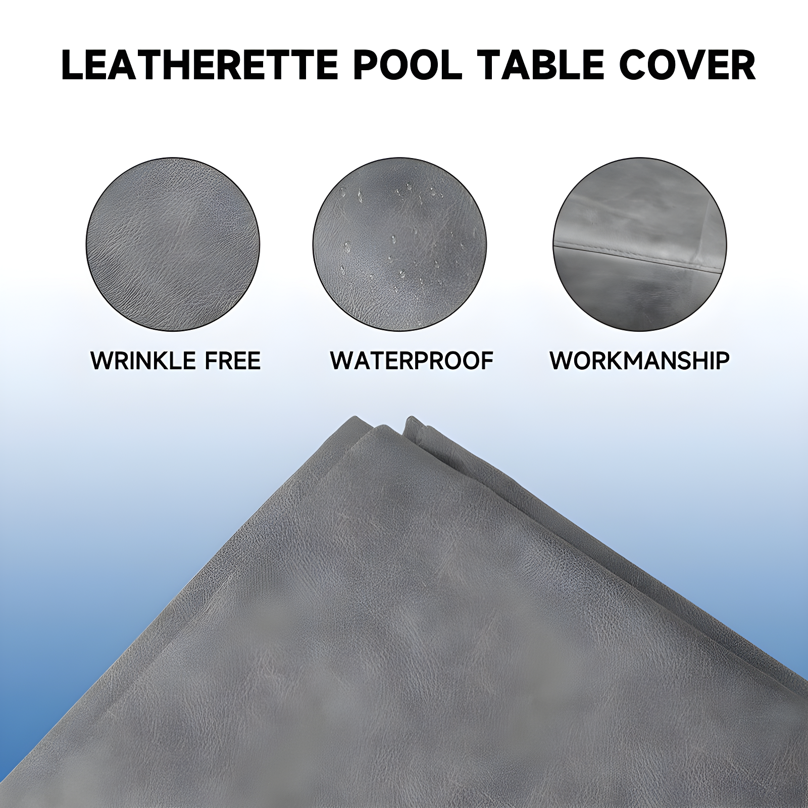 GSE Games & Sports Expert Leather / Faux Leather Pool Table Covers & Accessories