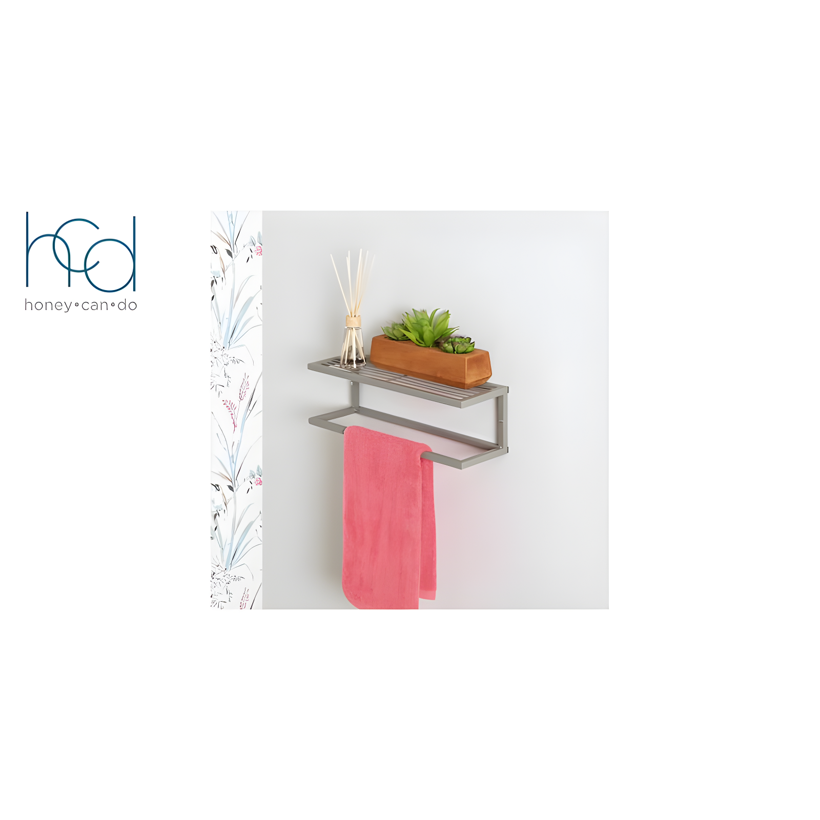 Steel Bathroom Storage Wall Shelf