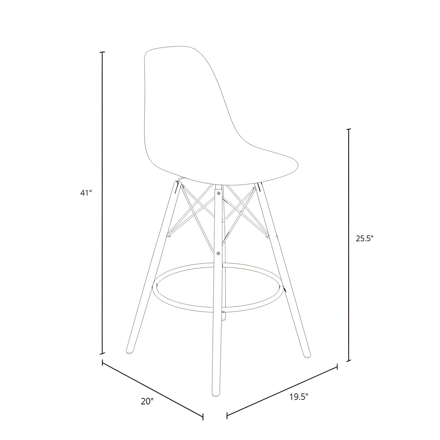 Jordan Bar & Counter Stool