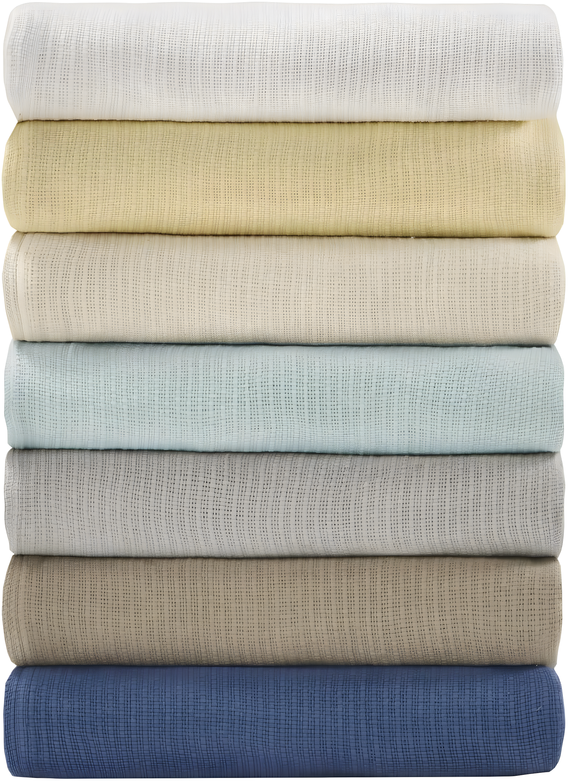 Madison Park Freshspun Basketweave Cotton Blanket