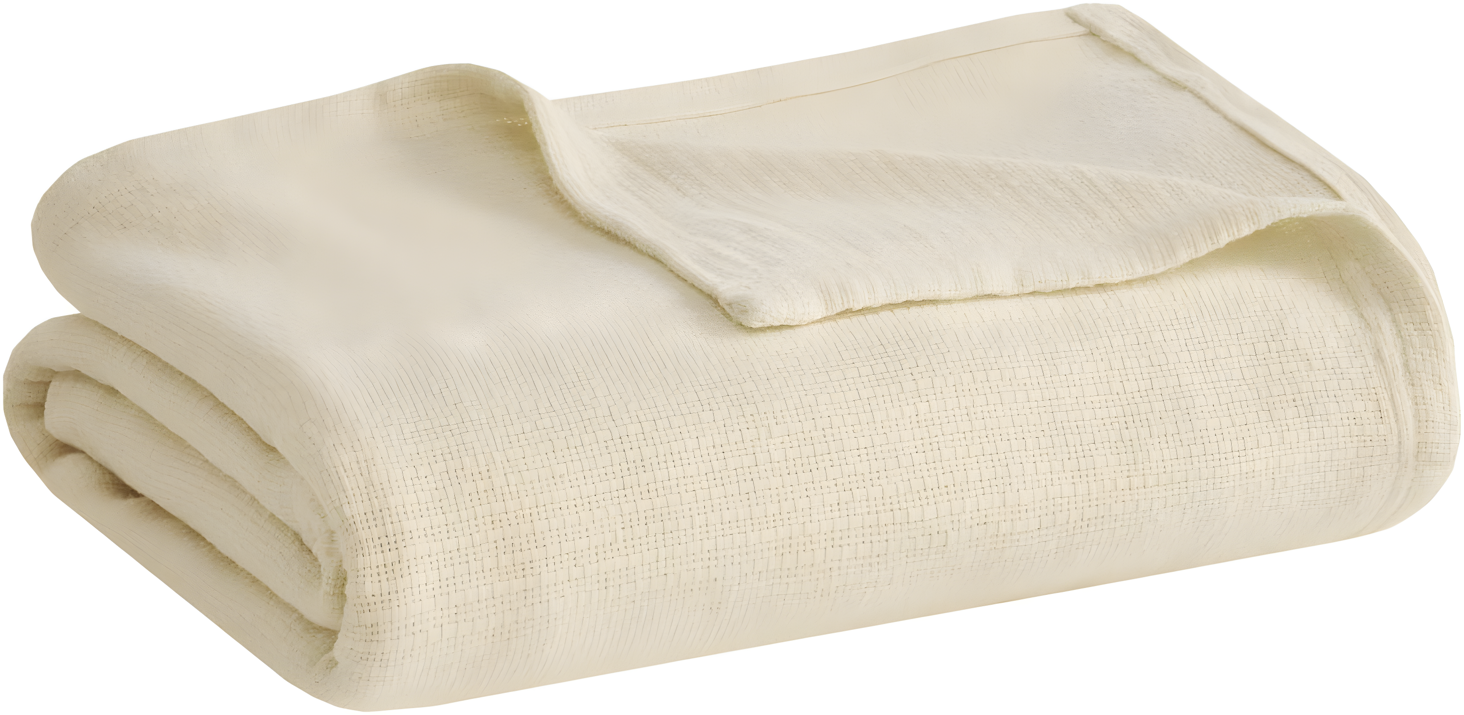 Madison Park Freshspun Basketweave Cotton Blanket