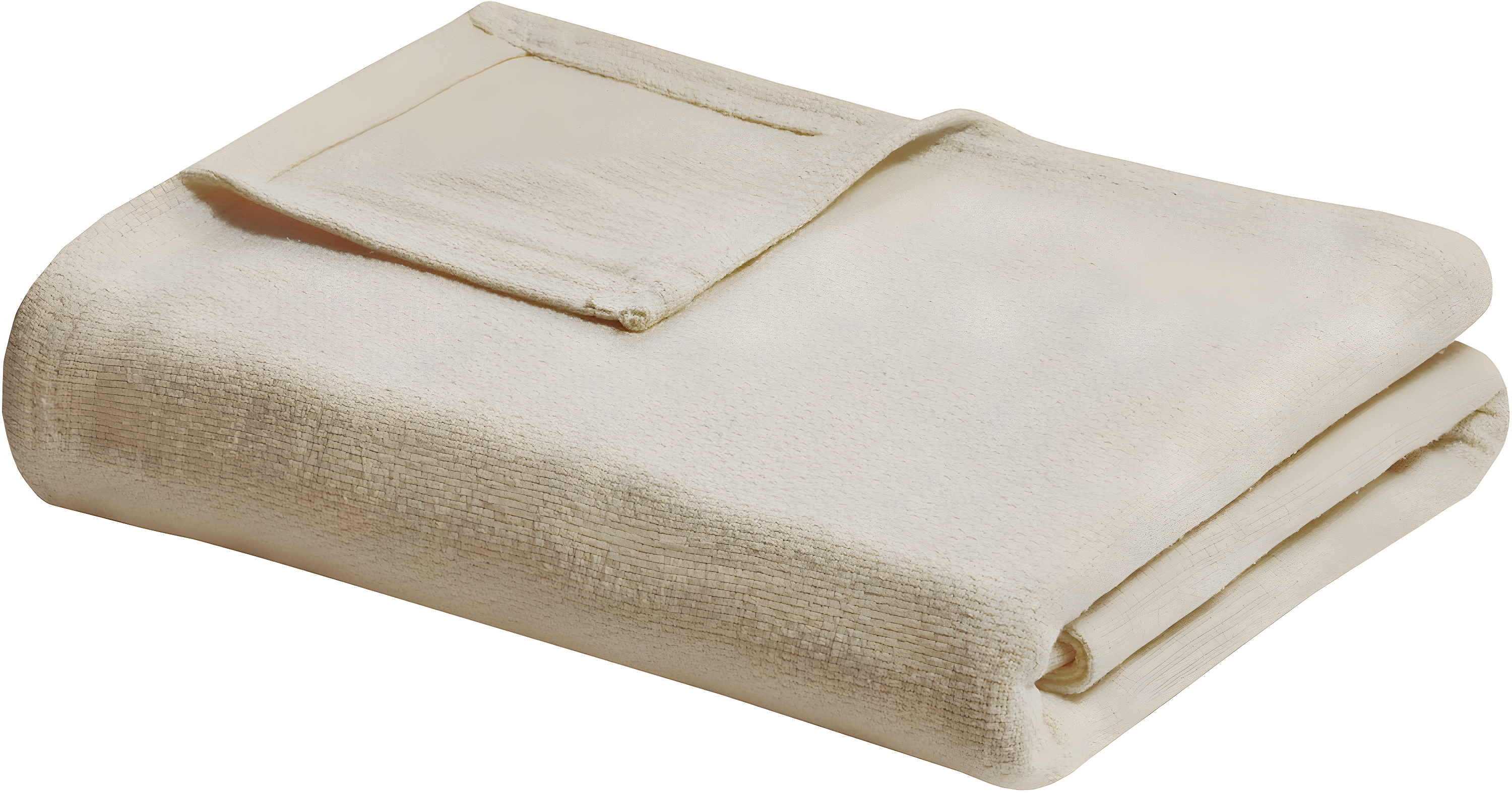 Madison Park Freshspun Basketweave Cotton Blanket