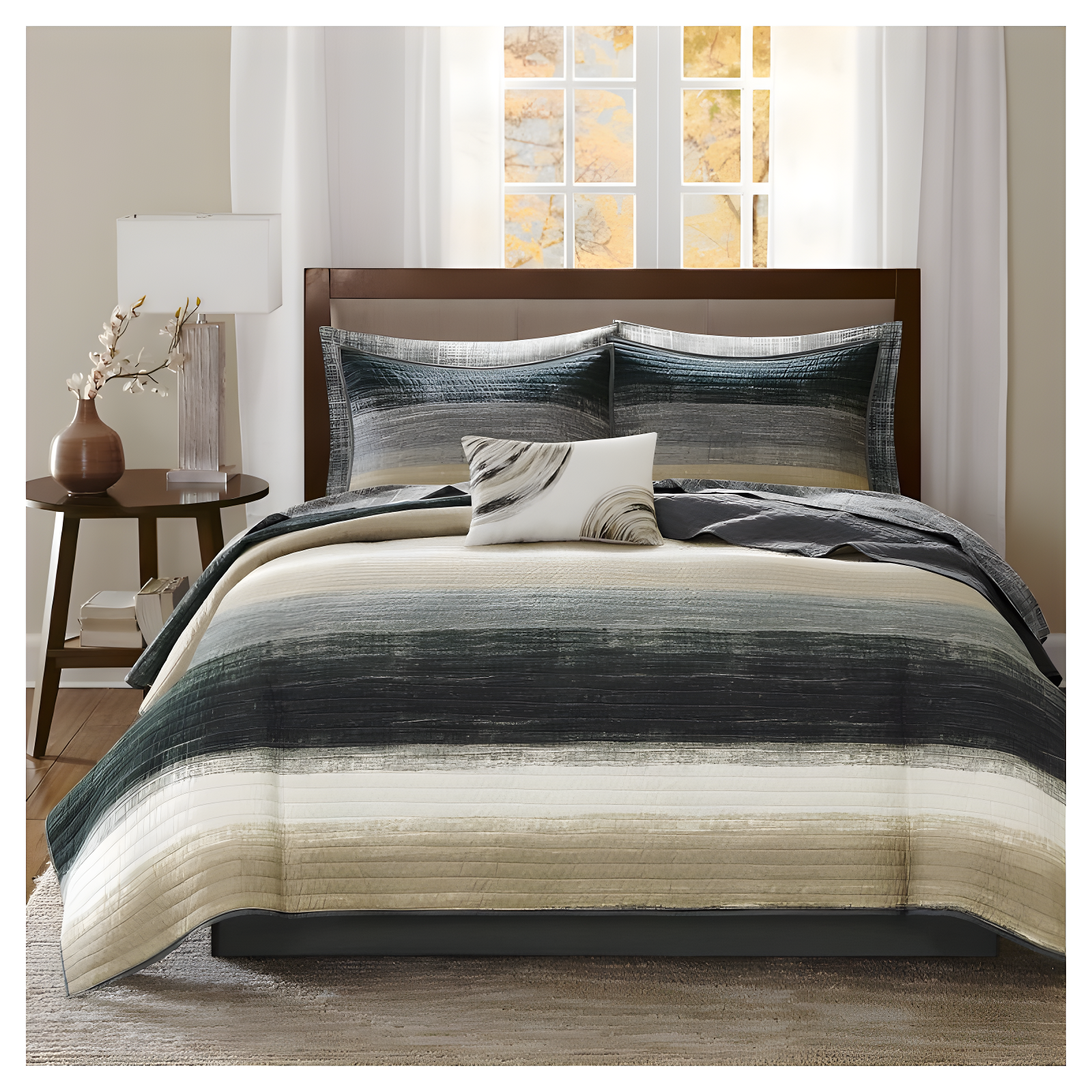 Saben Microfiber Quilt Set with Cotton Bed Sheets