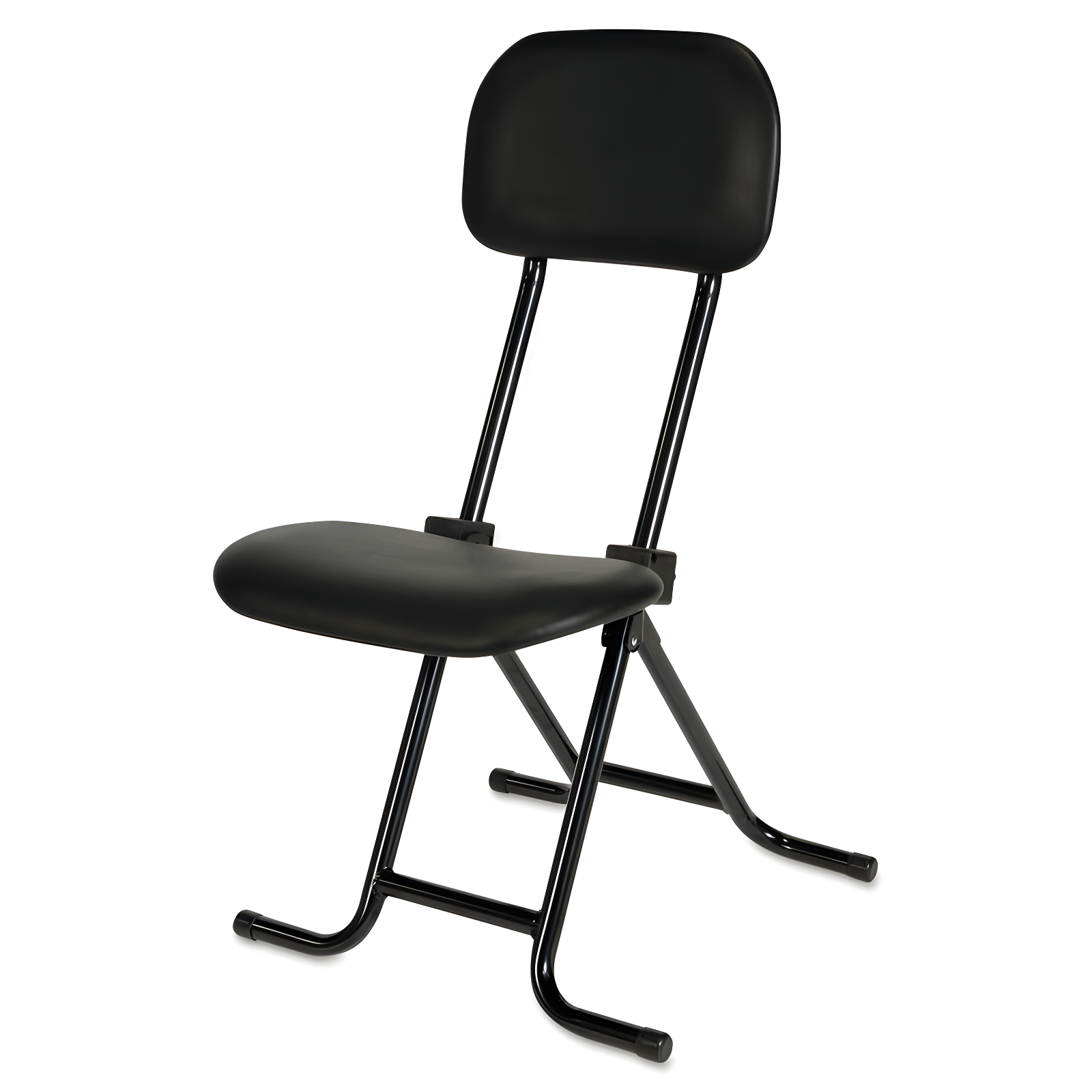 Alera® Backed Adjustable Height Ergonomic Industrial Stool with Footring