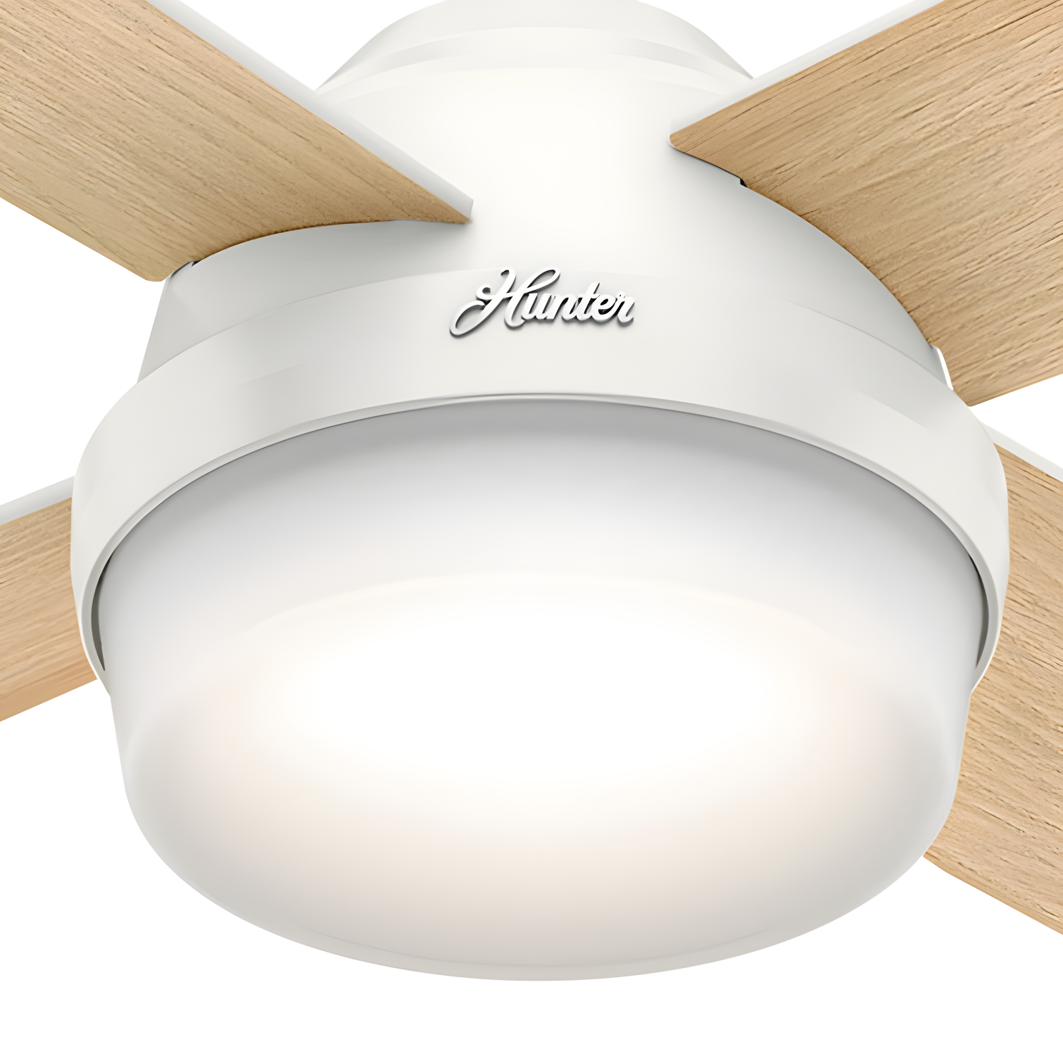 Dempsey 52" 4 - Blade Contemporary Indoor Ceiling Fan with Lights and Remote
