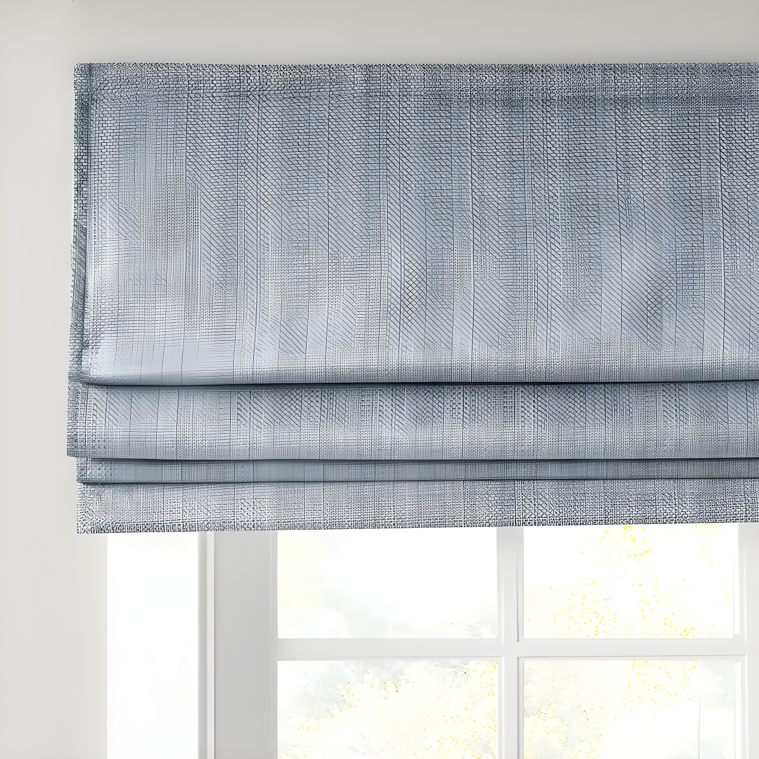 Galen Basketweave Cordless Room Darkening Single Roman Shade
