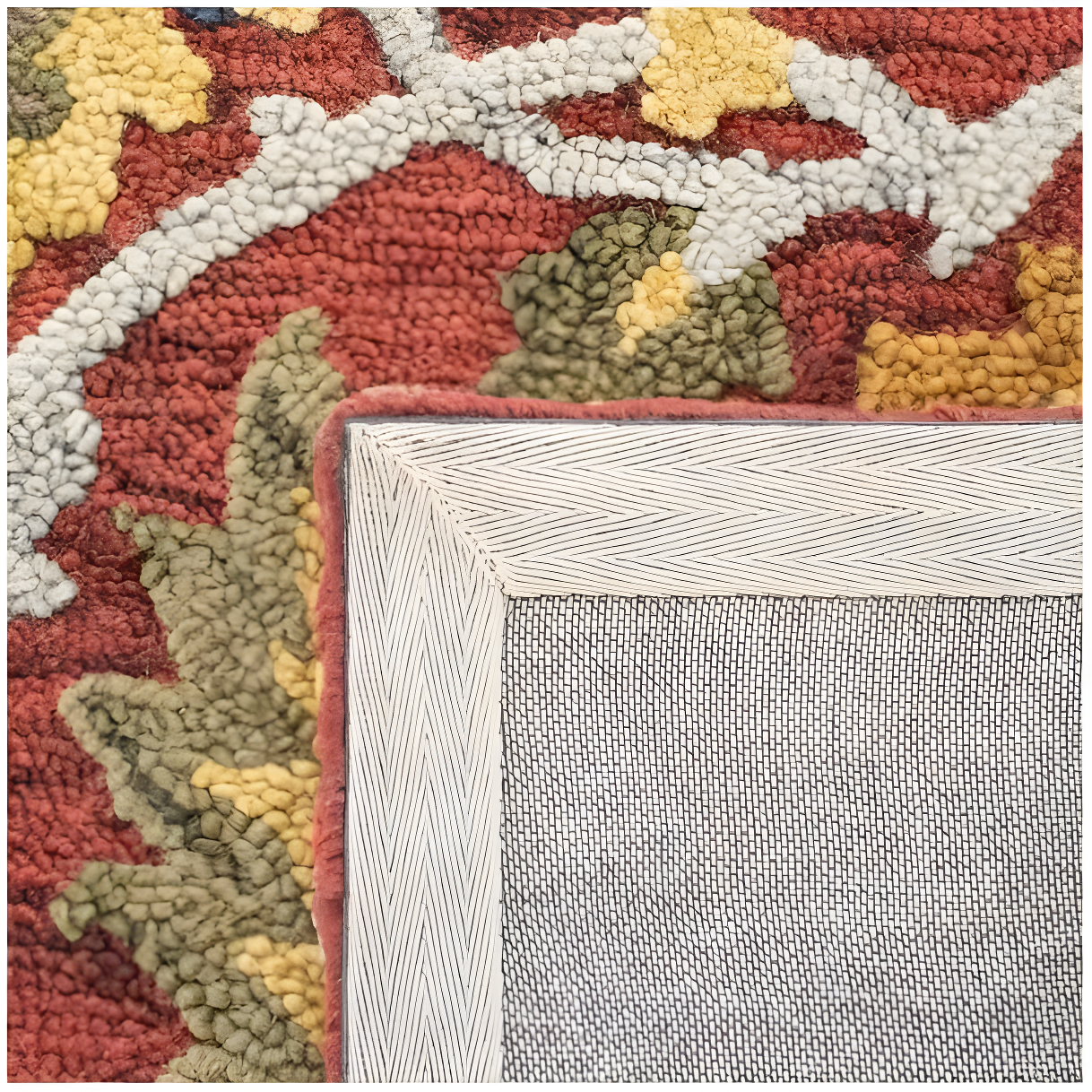 Blossom BLM402 Hand Tufted Runner Rug - Red/Multi - 2'3"x12' - Safavieh.