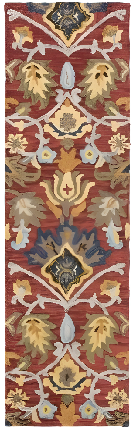 Blossom BLM402 Hand Tufted Runner Rug - Red/Multi - 2'3"x12' - Safavieh.