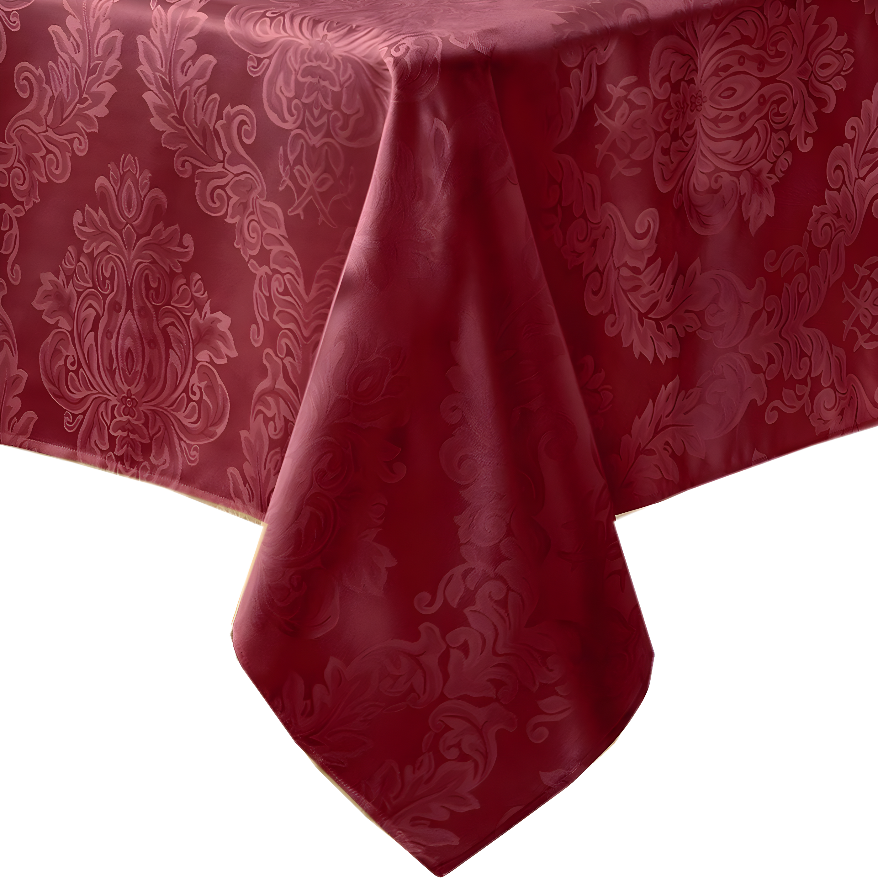 Ophelia & Co. Burchfield Floral Jacquard Round Polyester Tablecloth