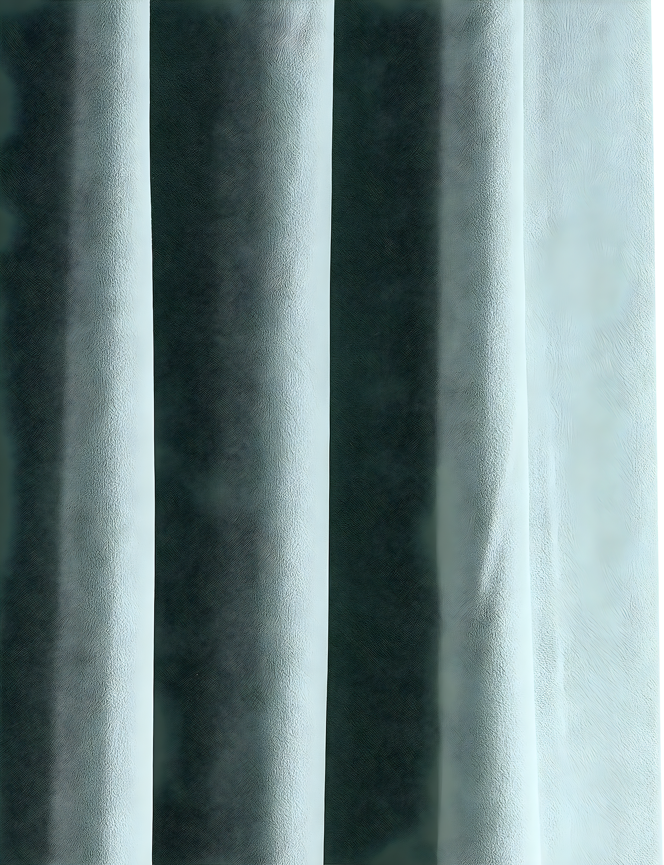 Half Price Drapes Signature Skylark Blue Velvet Blackout Curtains For Bedroom(1 Panel), 50WX 120L
