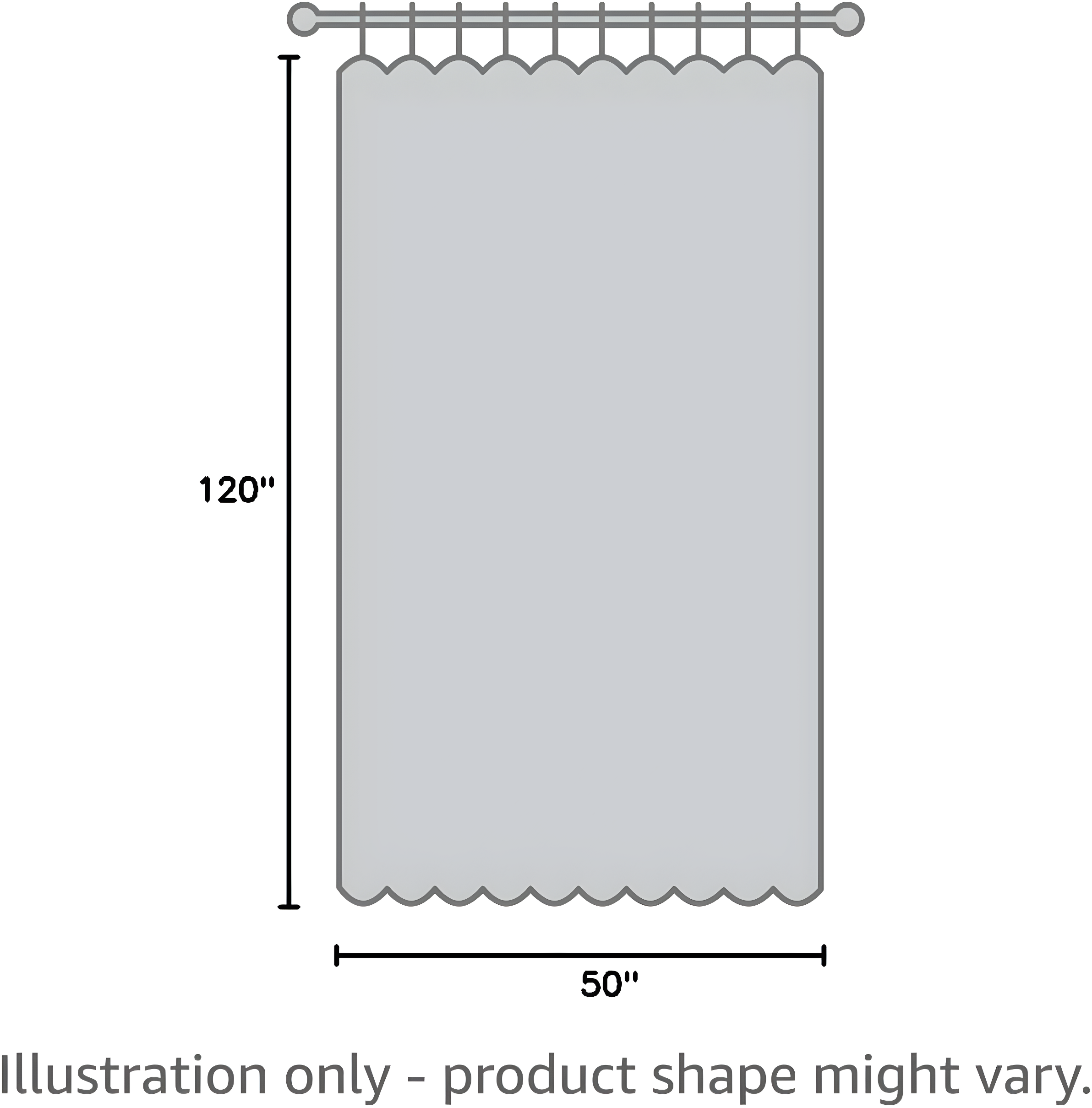 Half Price Drapes Signature Skylark Blue Velvet Blackout Curtains For Bedroom(1 Panel), 50WX 120L