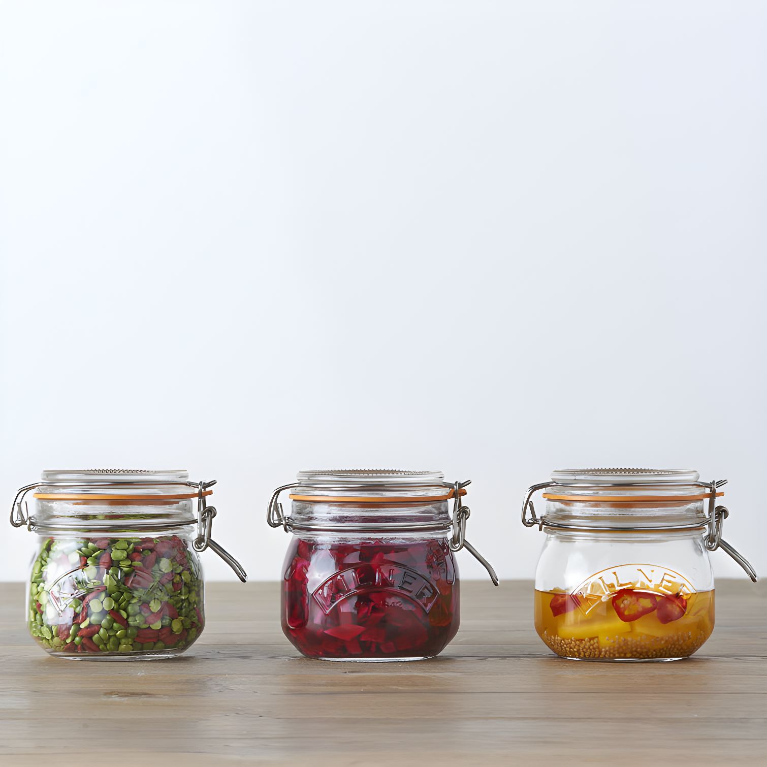 Kilner® 17-Oz. Round Clip-Top Jars, Set of 6