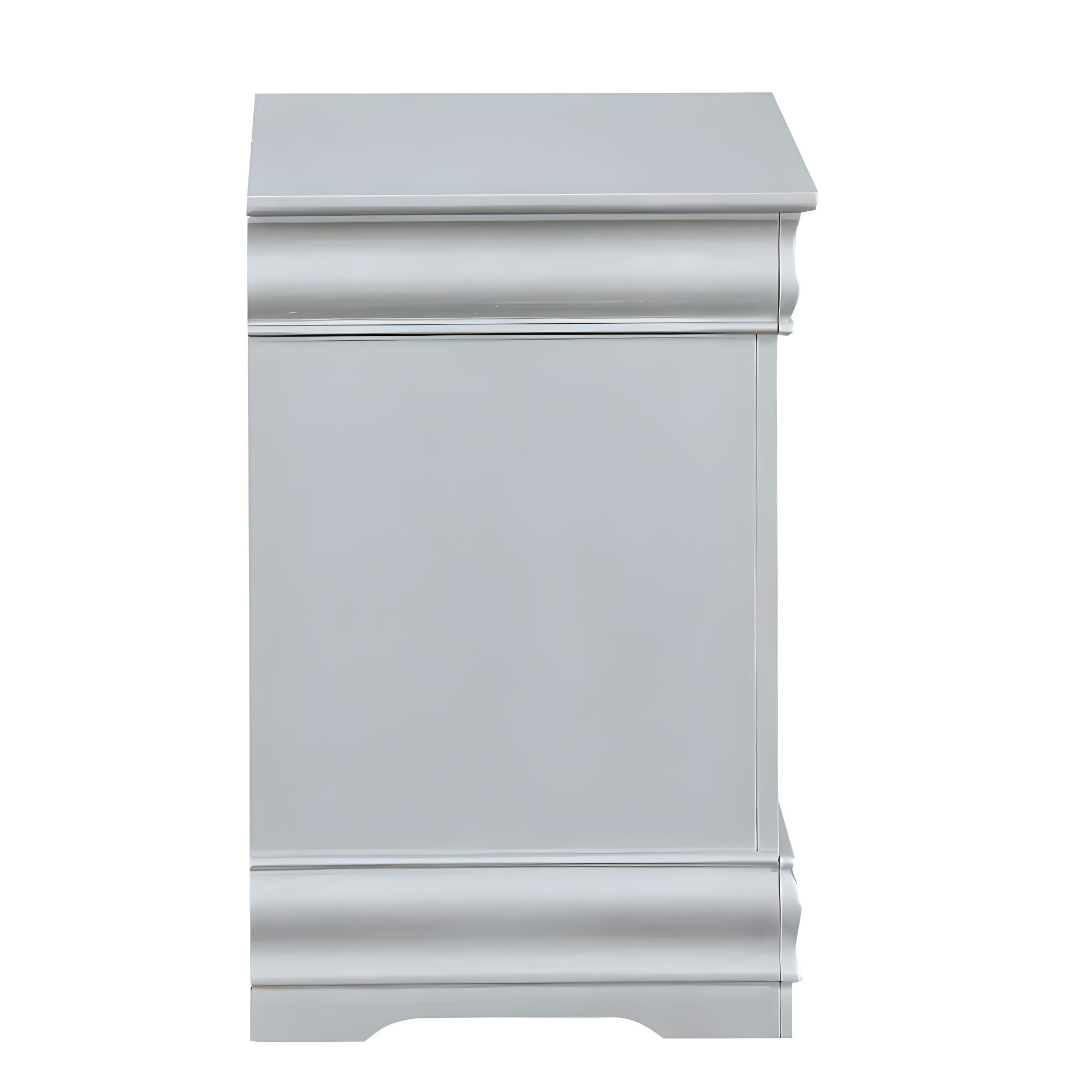 ACME Louis Philippe III Nightstand - Platinum - 24 x 22 x 16 in.