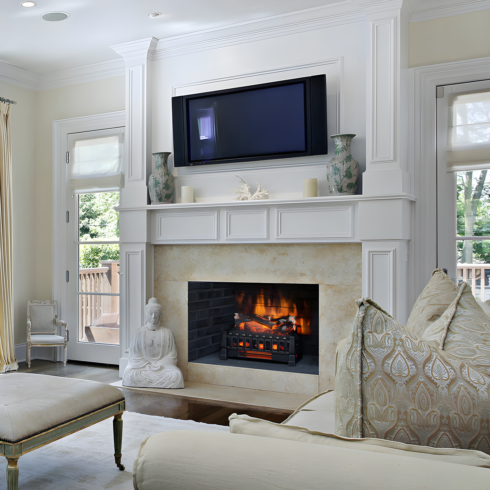 Duraflame Electric Duraflame 20-in Infrared Electric Fireplace Log Set