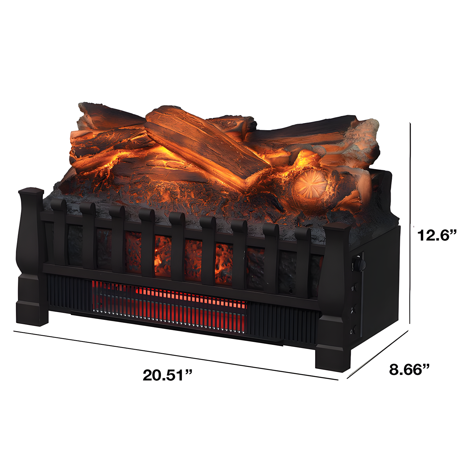 Duraflame Electric Duraflame 20-in Infrared Electric Fireplace Log Set