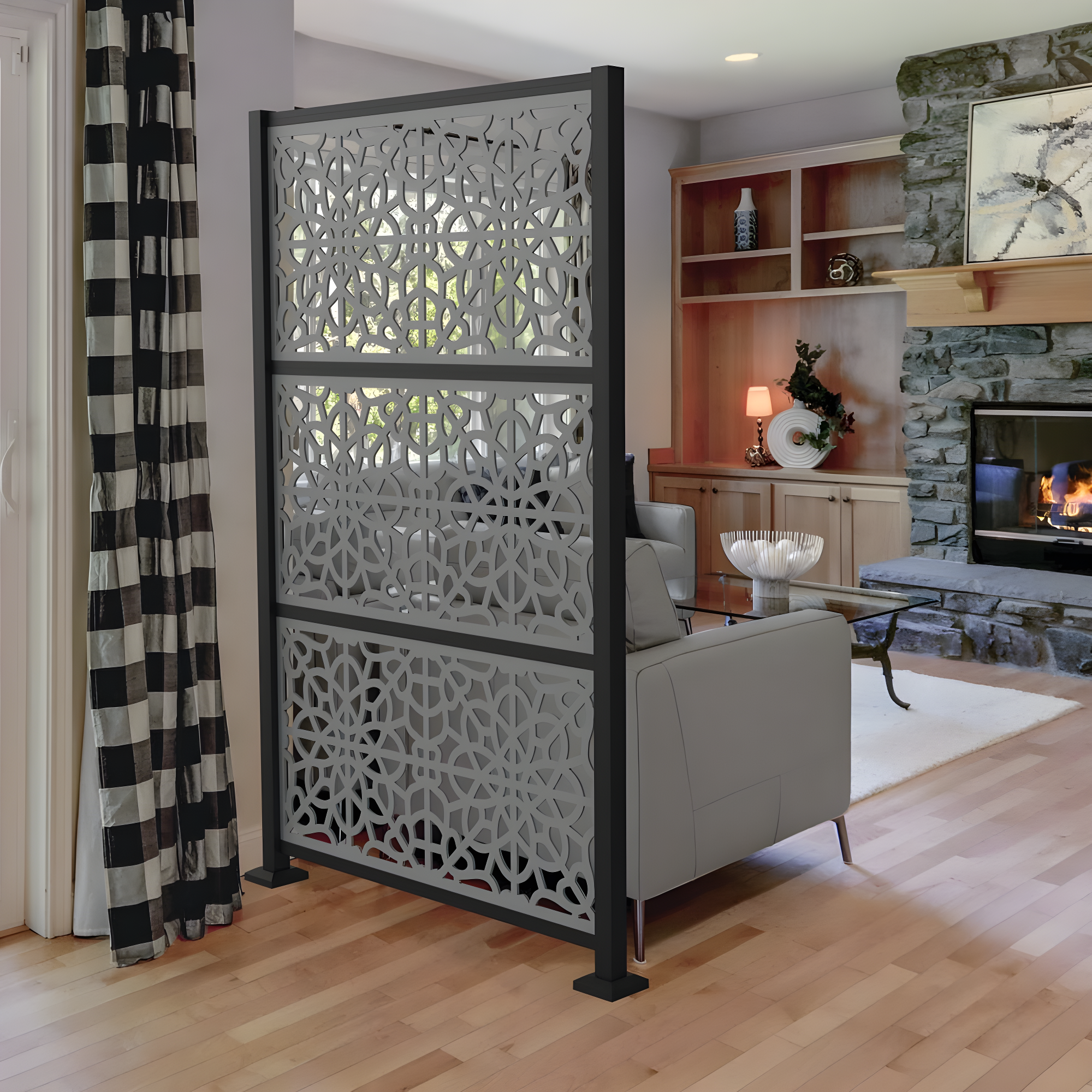Barrette Outdoor Living 2 ft. x 4 ft. Fretwork Decorative Screen