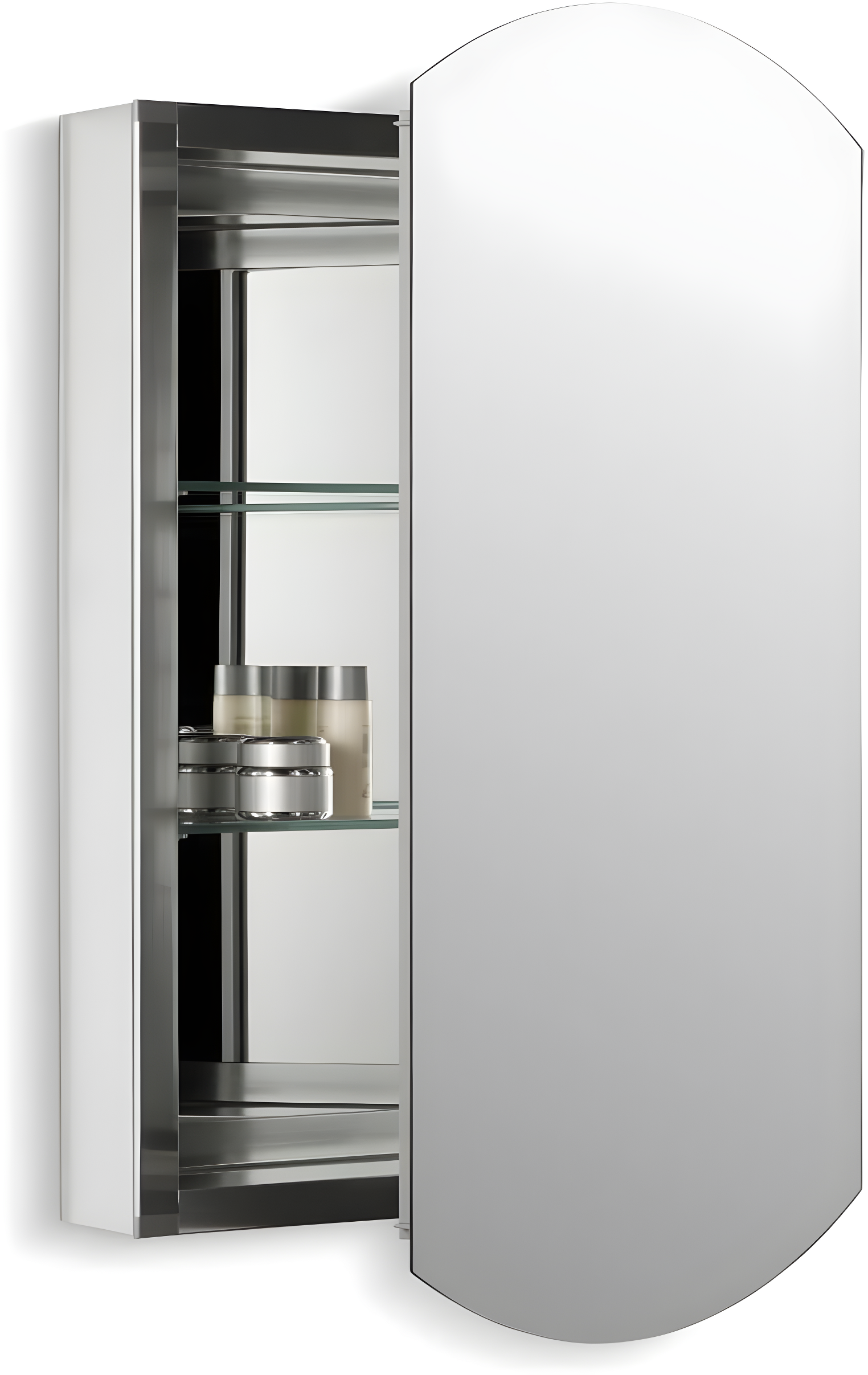 Kohler Archer 20" x 31" Single Door Frameless Mirrored Medicine Cabinet