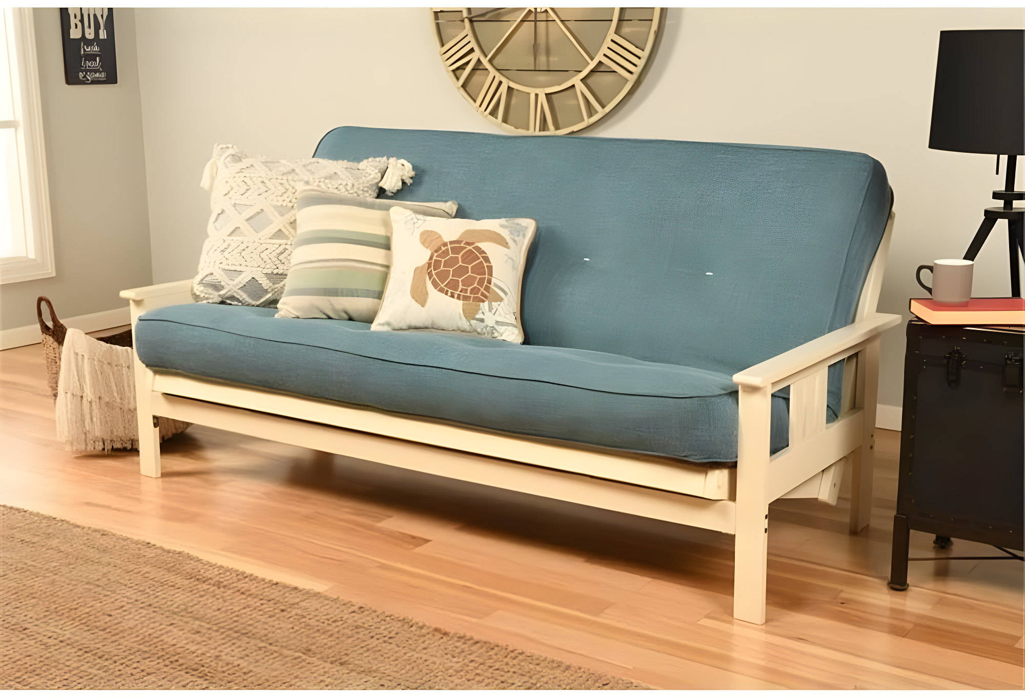 Aviva 7" Cotton and Foam Full Size Futon Mattress, Frame Not Included