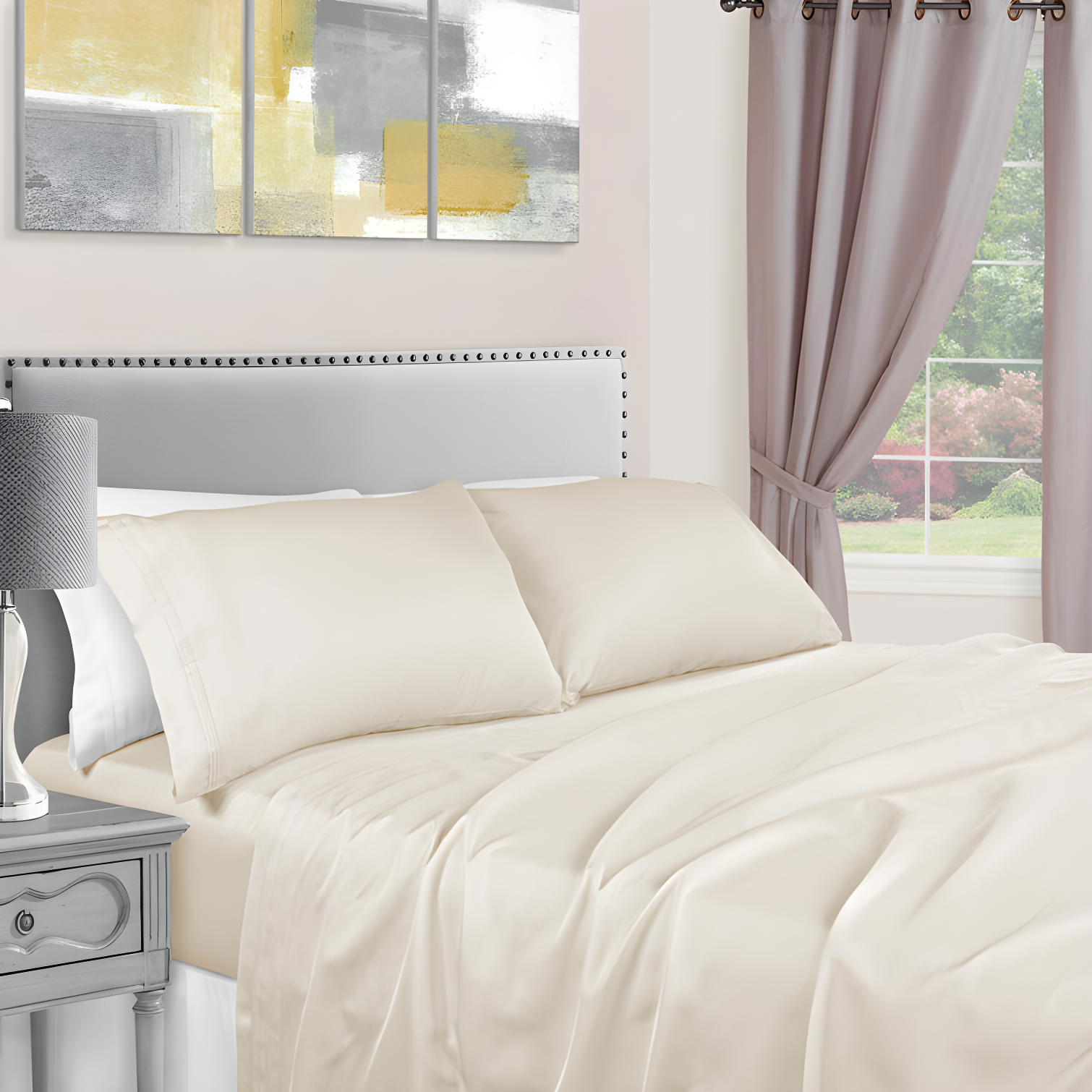 1500 Thread Count Egyptian-Quality Cotton Deep Pocket Sateen Sheet Set by Superior