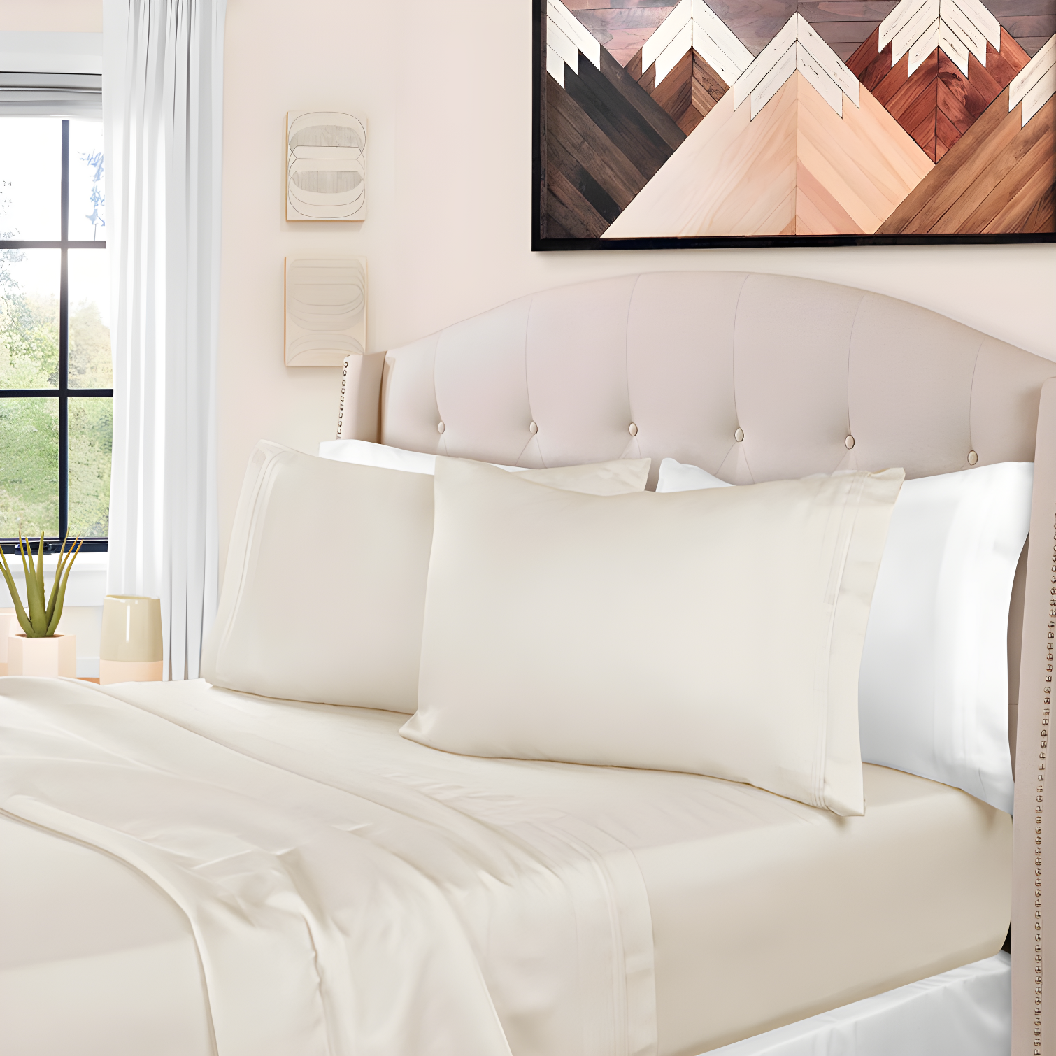 1500 Thread Count Egyptian-Quality Cotton Deep Pocket Sateen Sheet Set by Superior