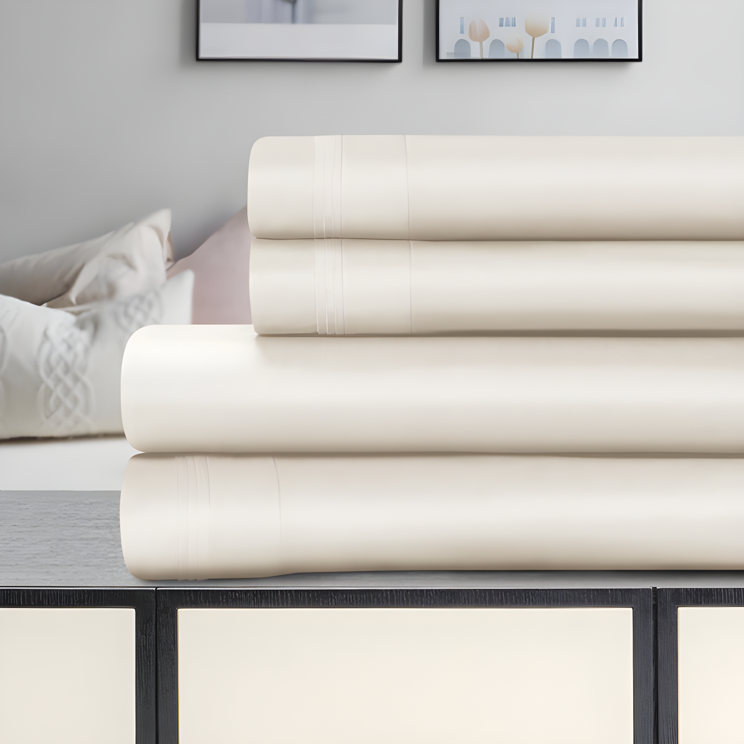 1500 Thread Count Egyptian-Quality Cotton Deep Pocket Sateen Sheet Set by Superior