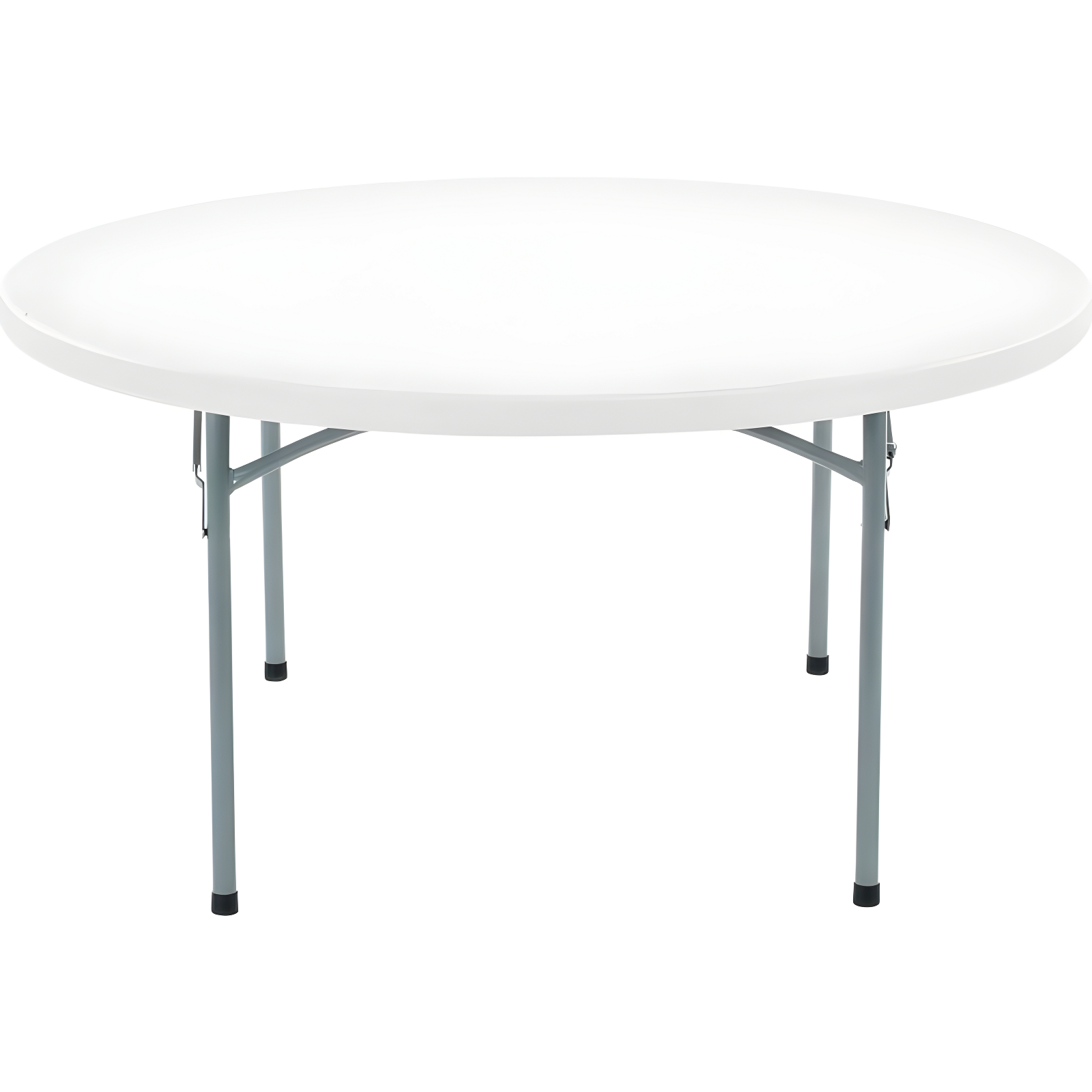 Norwood Commercial Furniture Round Blow-Molded Plastic Indoor/Outdoor Folding Training Table