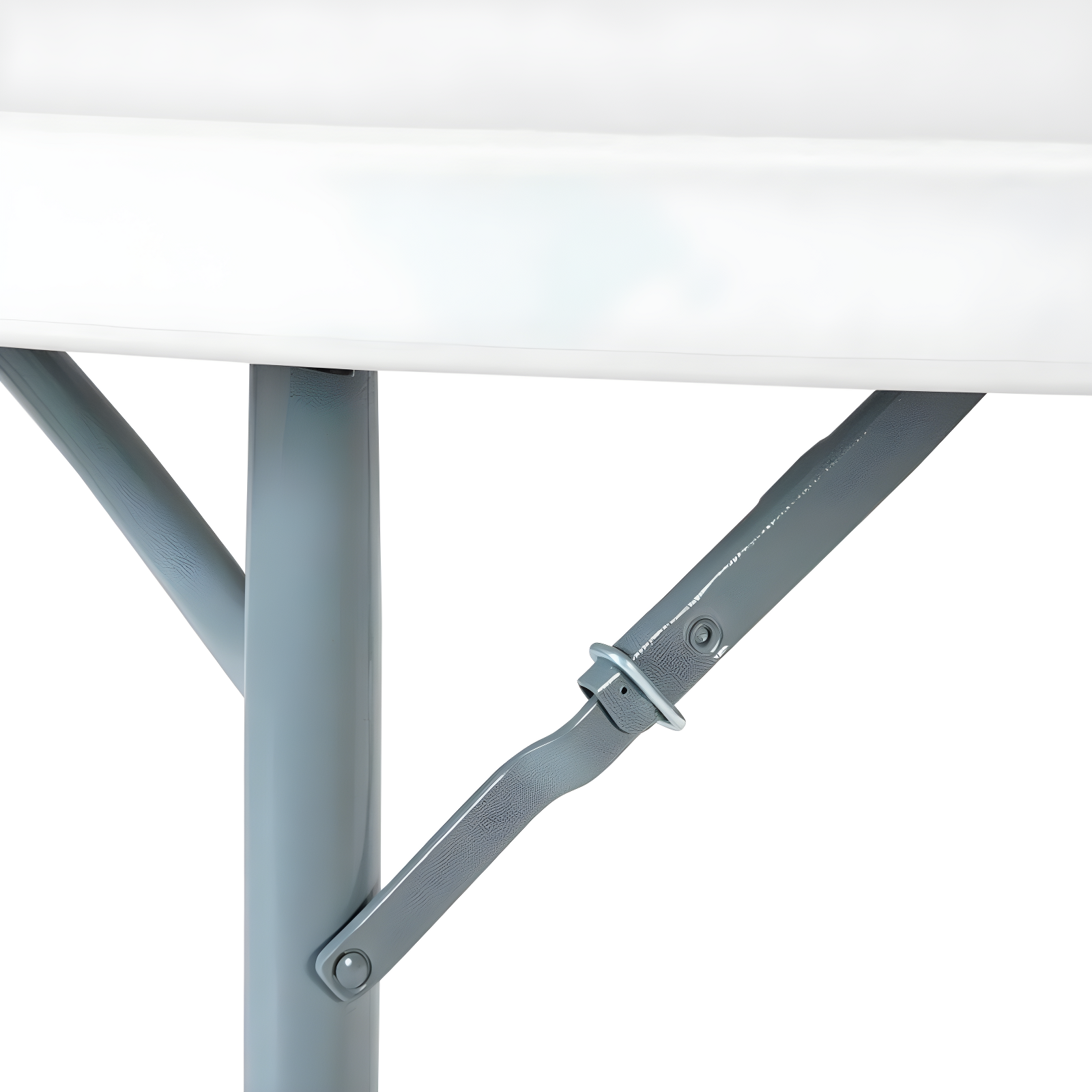 Norwood Commercial Furniture Round Blow-Molded Plastic Indoor/Outdoor Folding Training Table