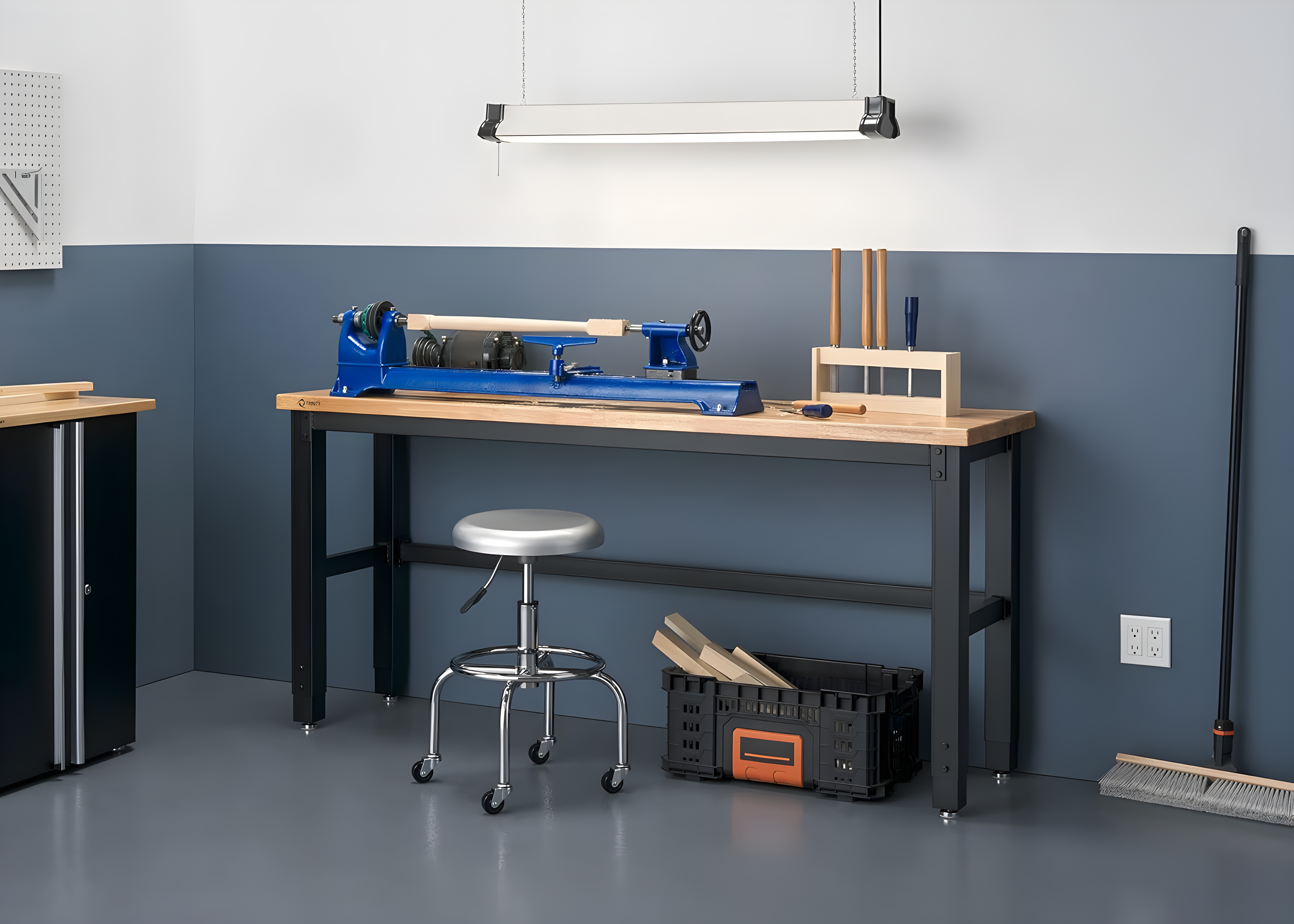TRINITY Wood Top Work Table