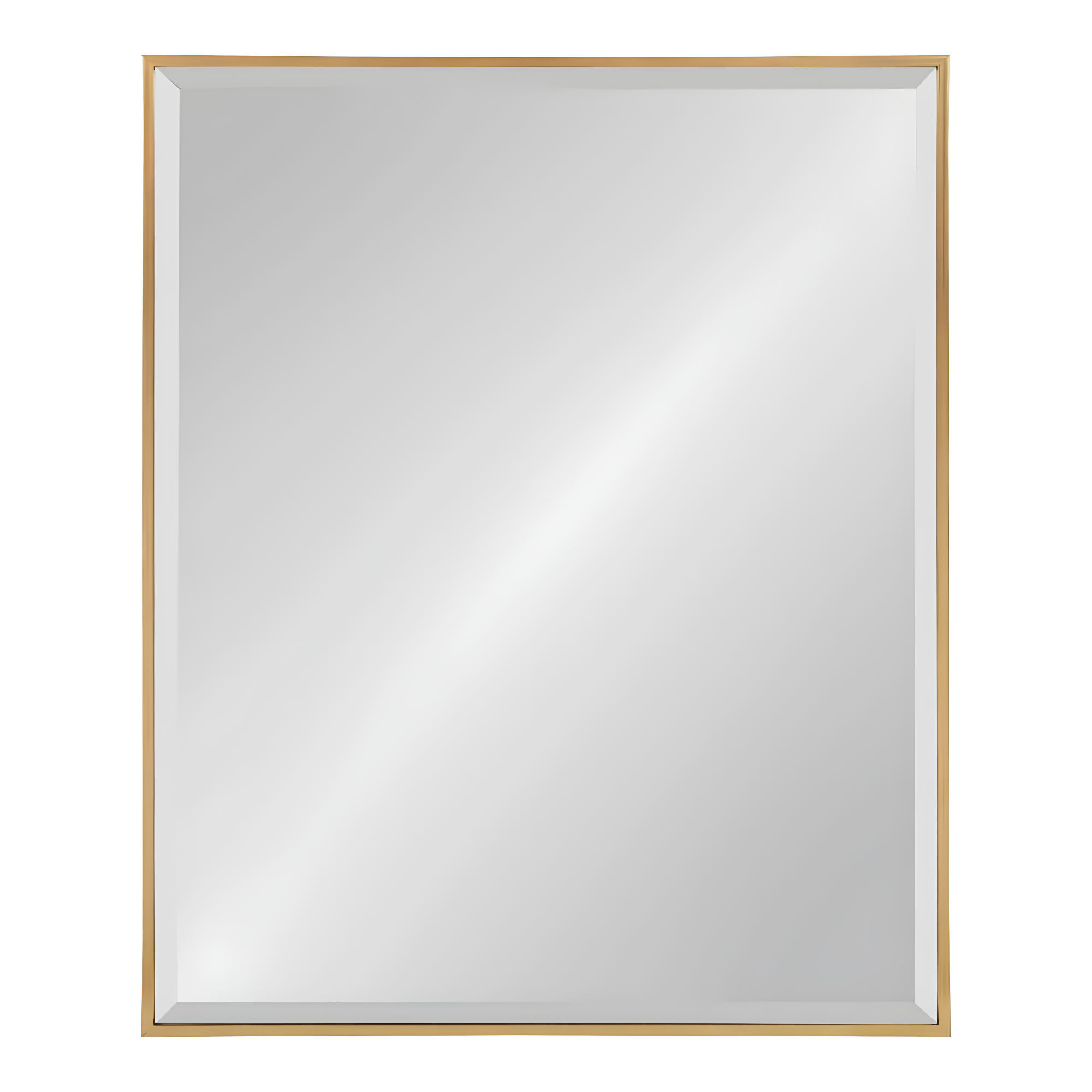 22.75" x 28.75" Rhodes Framed Wall Mirror Gold - Kate and Laurel