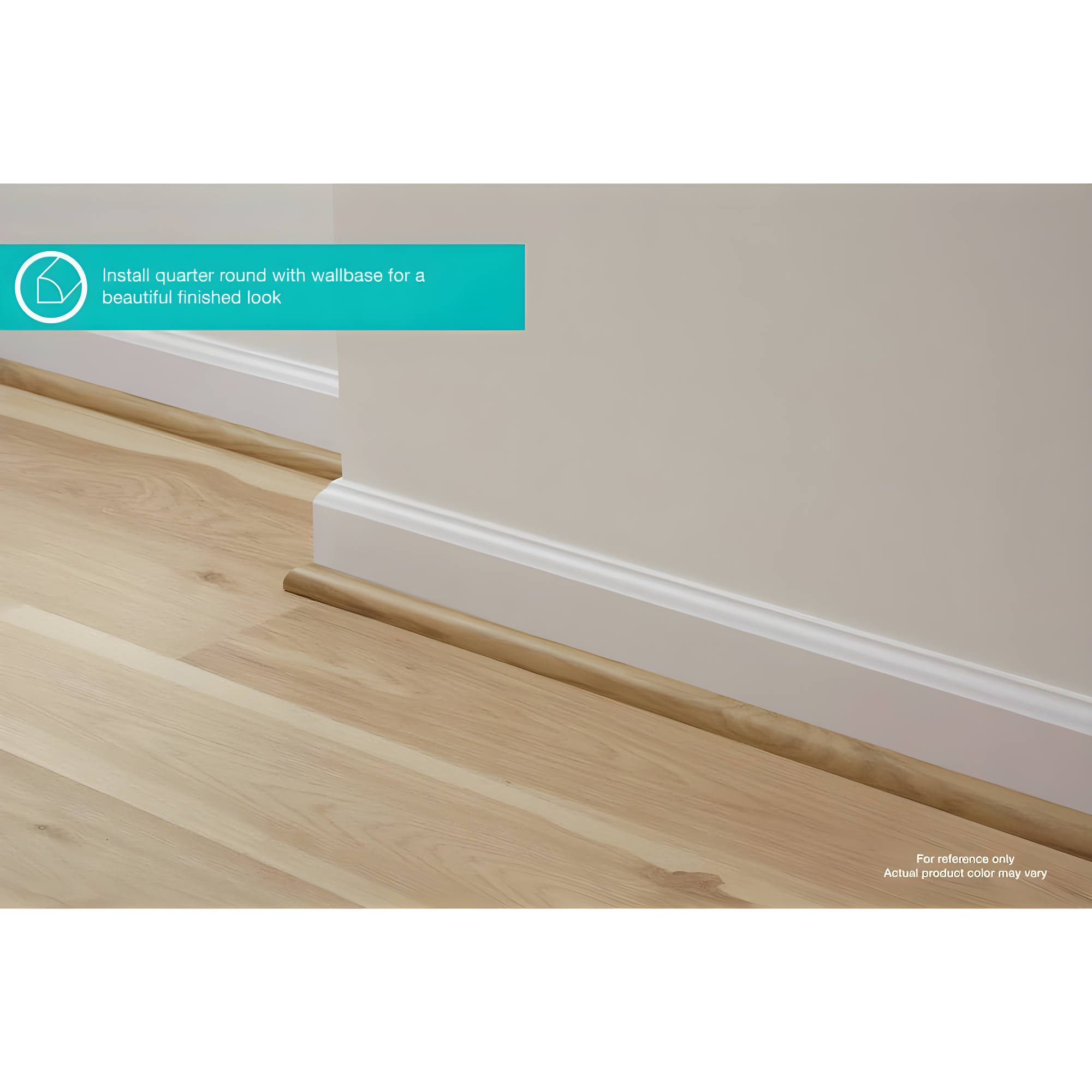 Mohawk Engineered Wood 0.75'' W x 94.5'' L Quarter Round