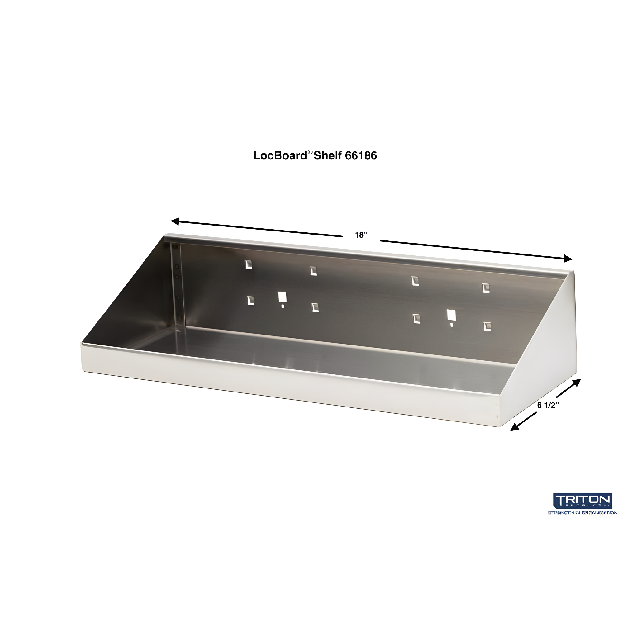 Steel Pegboard Bin
