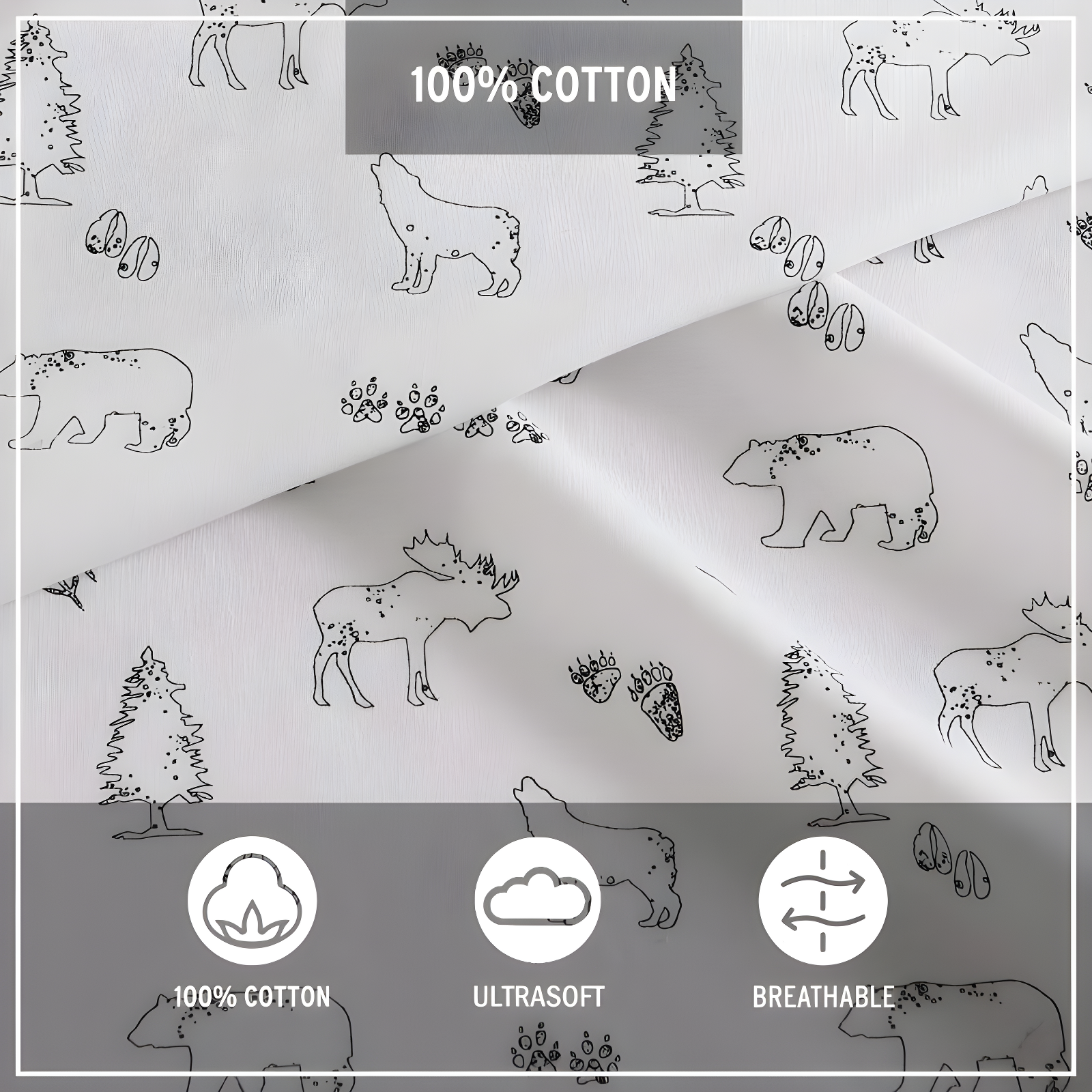 Eddie Bauer Eddie Bauer Printed Cotton Percale Sheet Sets