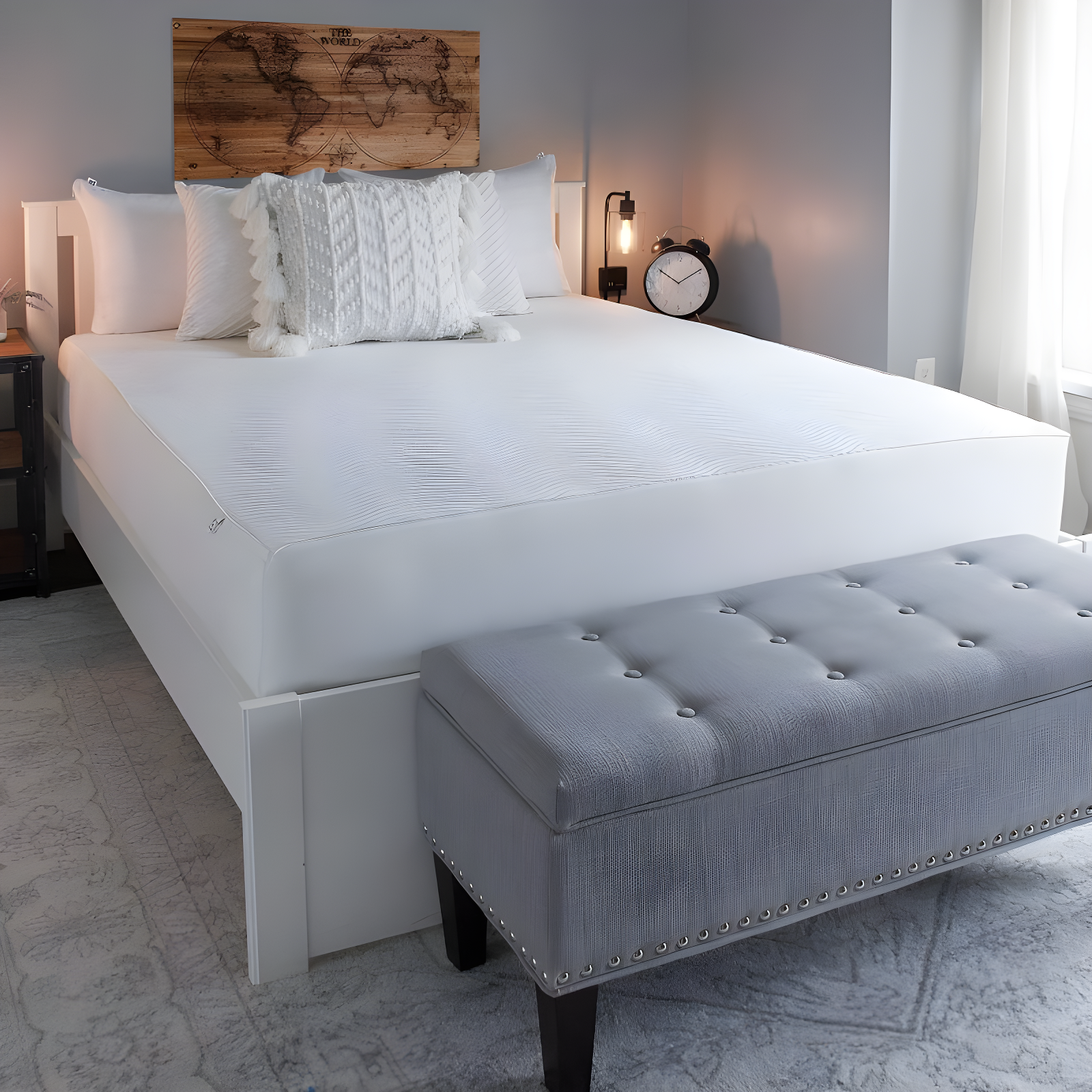 Sealy Luxury Knit Hypoallergenic Waterproof Mattress Cover