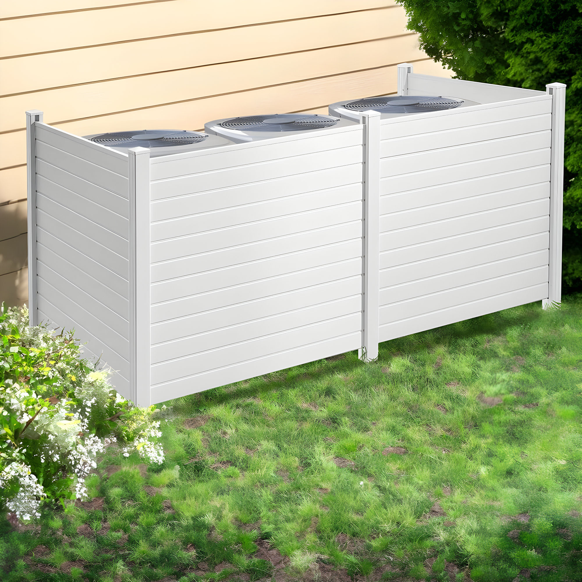 VEVOR 4 ft. H x 4 ft. W Outdoor Privacy Screens 4 Panels