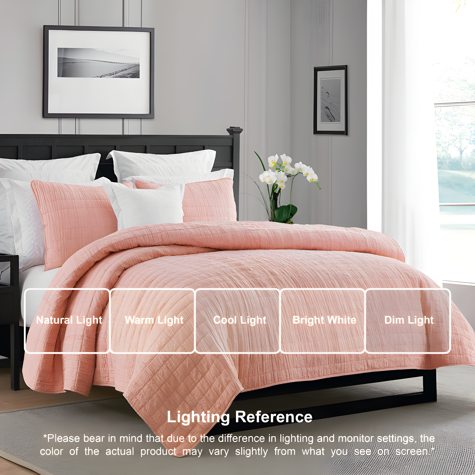 Swift Home Ultra Soft Crinkle Washed Microfiber 3-Piece Quilt Set