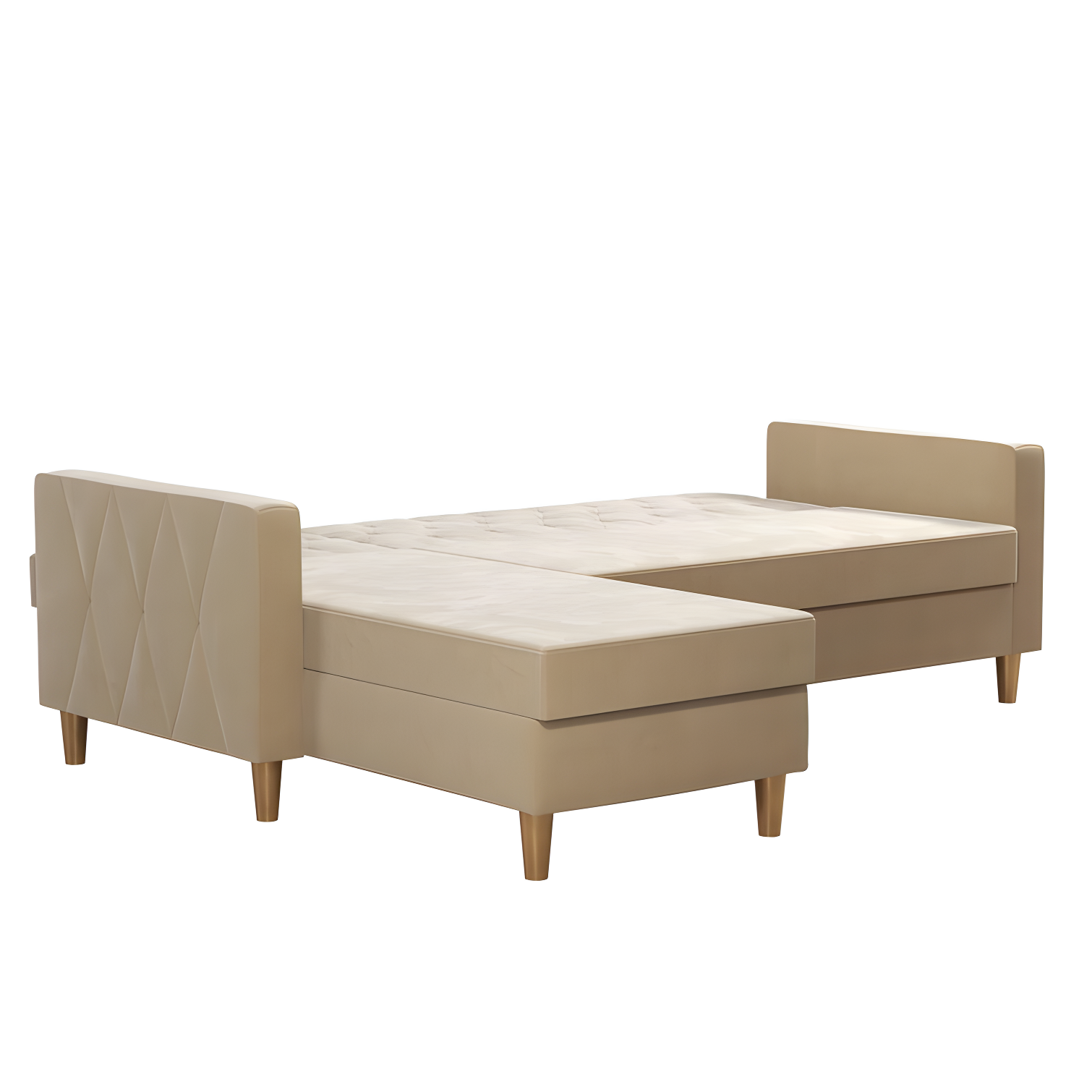 Liberty Upholstered Reversible Chaise Sectional with Storage