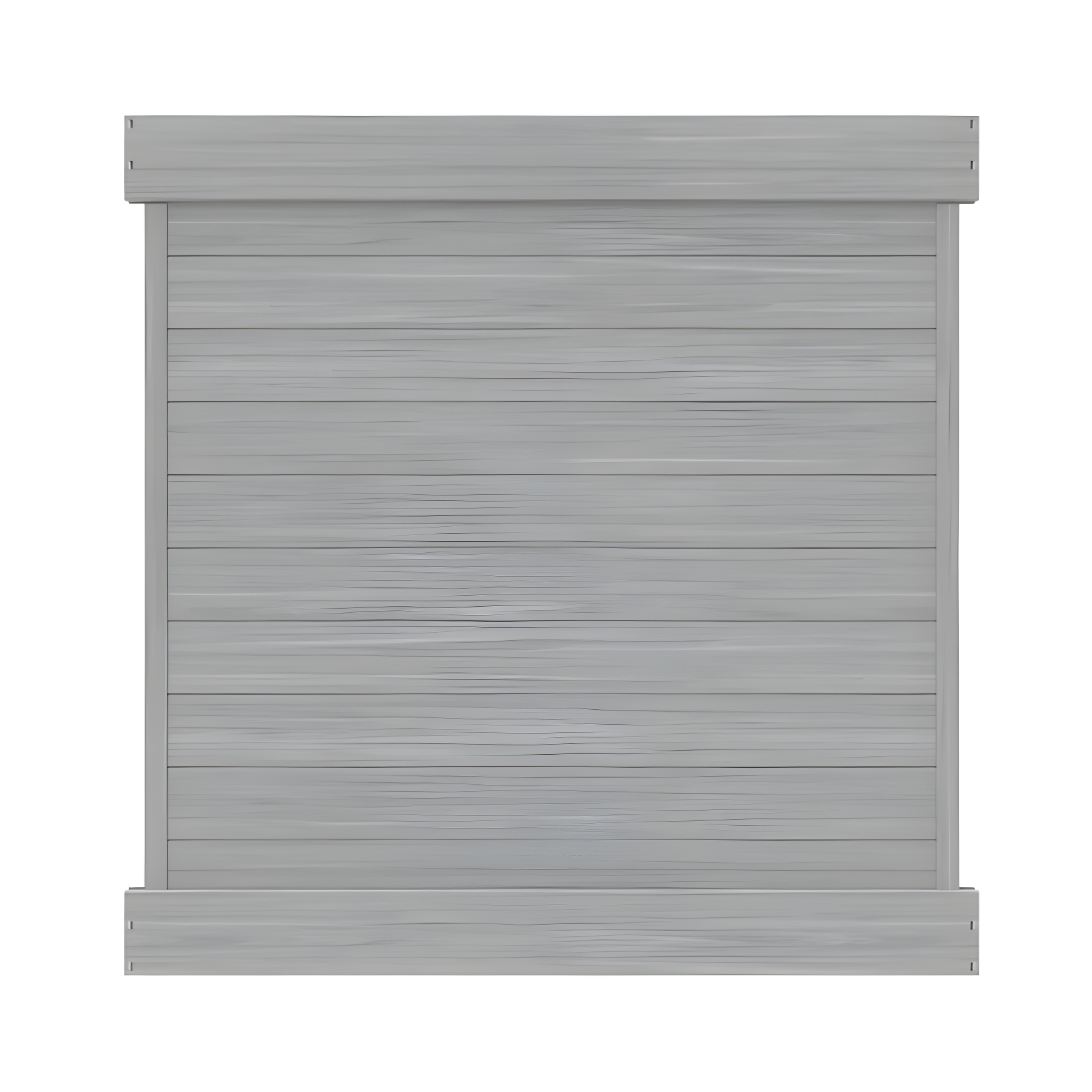 Barrette Outdoor Living Horizontal Fence Driftwood Vinyl Privacy Panel Kit