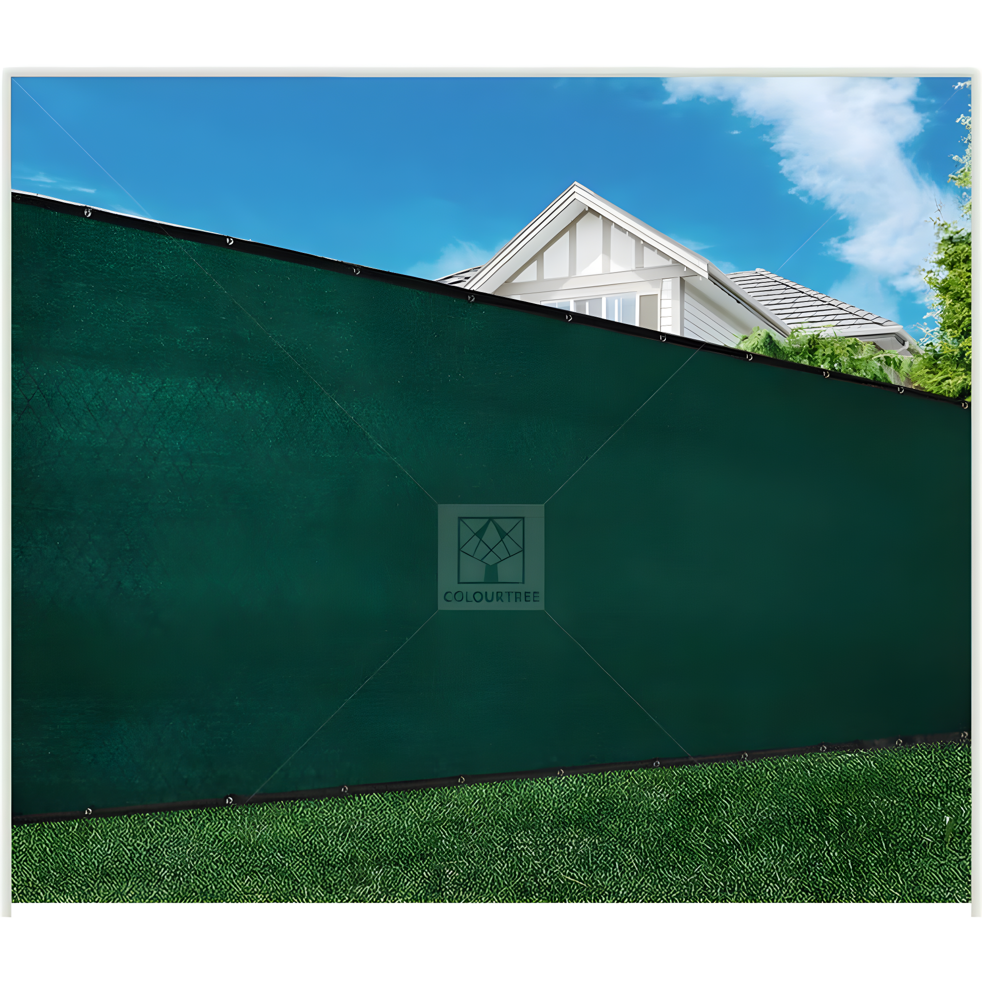 ColourTree Colour Tree Privacy Screen & Windscreen Fabric Cover – Durable Outdoor Fence Protection, UV-Resistant, Easy Installation