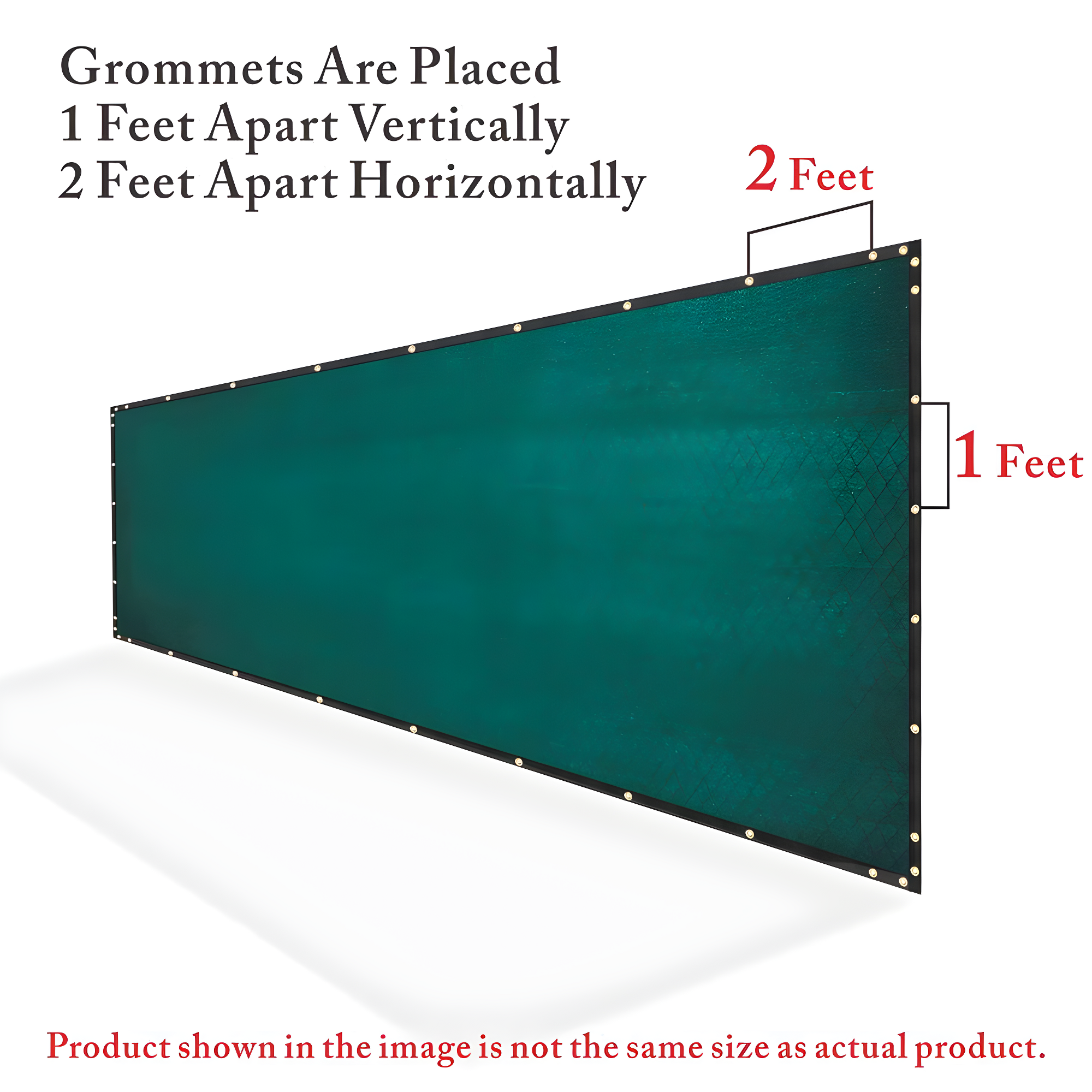 ColourTree Colour Tree Privacy Screen & Windscreen Fabric Cover – Durable Outdoor Fence Protection, UV-Resistant, Easy Installation