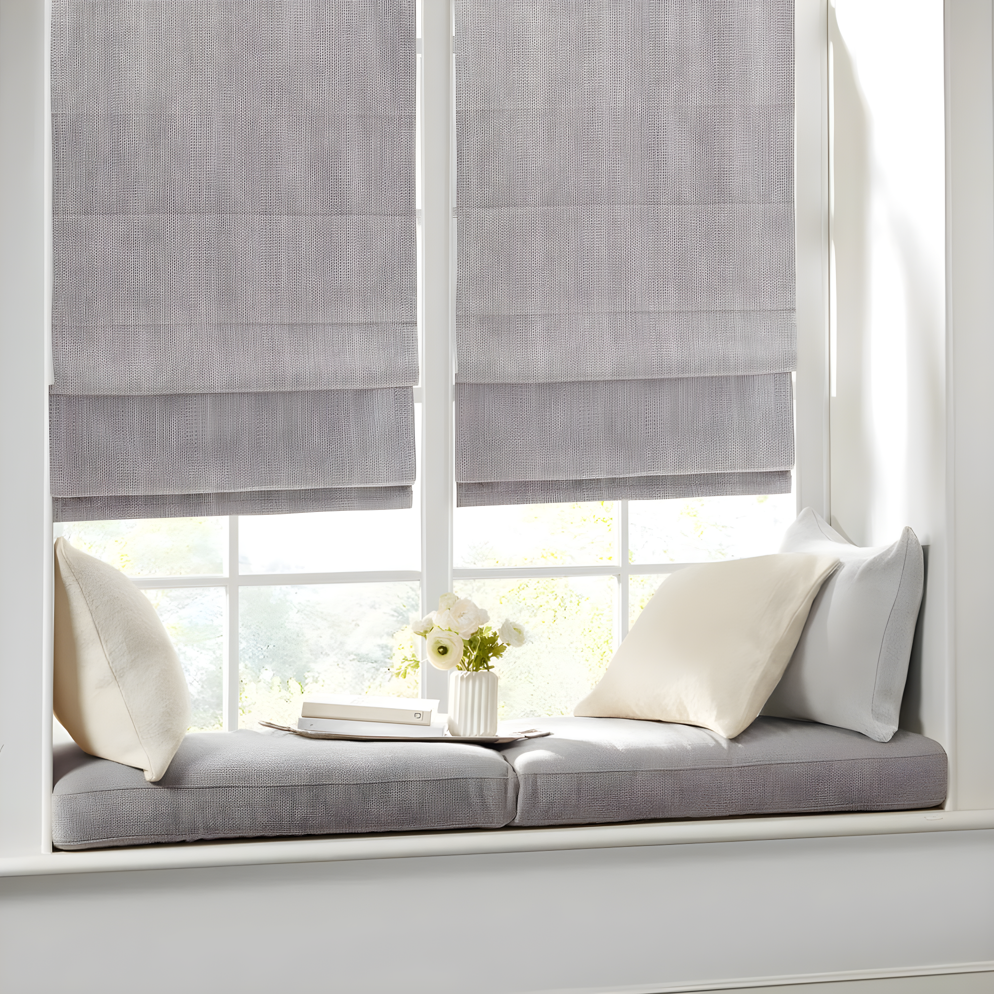 Galen Basketweave Cordless Room Darkening Single Roman Shade