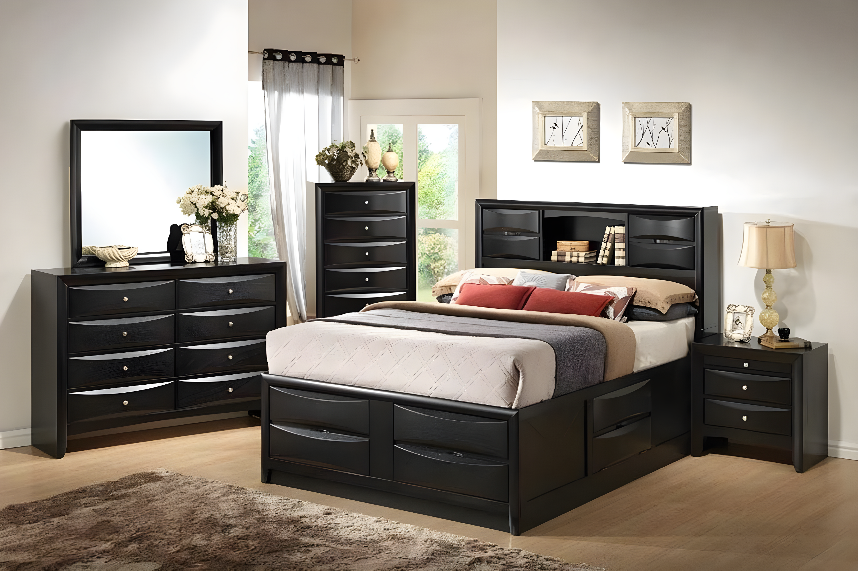 Briana Platform Storage Bed