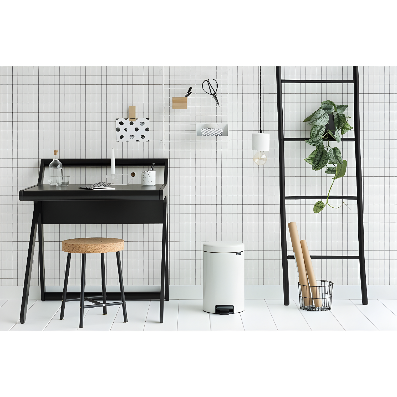 Brabantia Newicon Step On Trash Can, 3.2 Gallon (12 Liter)