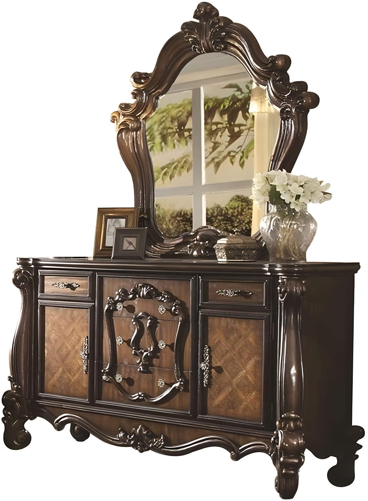 Batisa Wood Wall Mirror