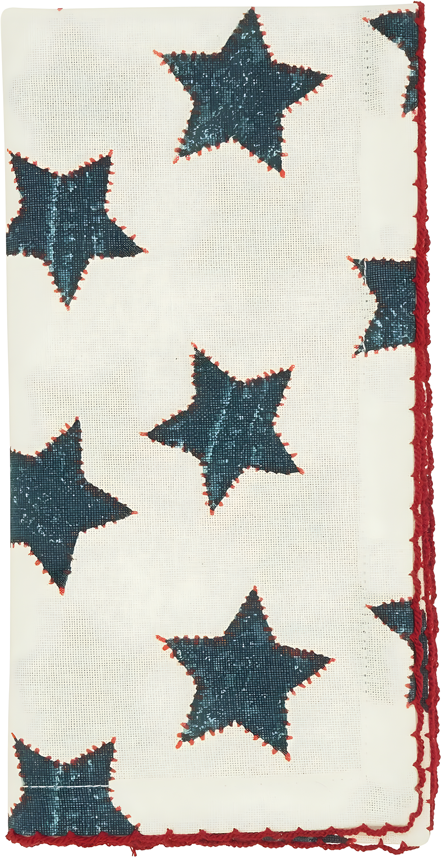 Saro 100% Cotton Geometric Square Napkin (Set of 4)