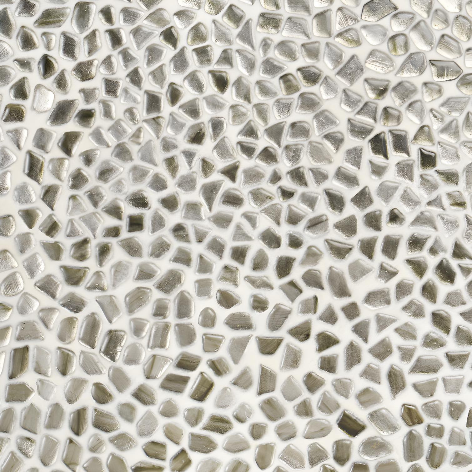 Bond Tile Fractal Pebble 11.88 in. x 11.88 in. Polished Glass Wall Mosaic Tile (0.98 Sq. Ft. / Each)