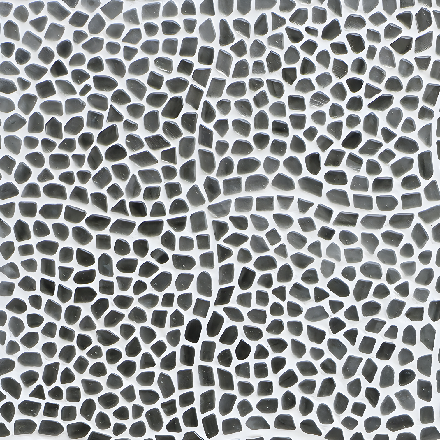 Bond Tile Fractal Pebble 11.88 in. x 11.88 in. Polished Glass Wall Mosaic Tile (0.98 Sq. Ft. / Each)