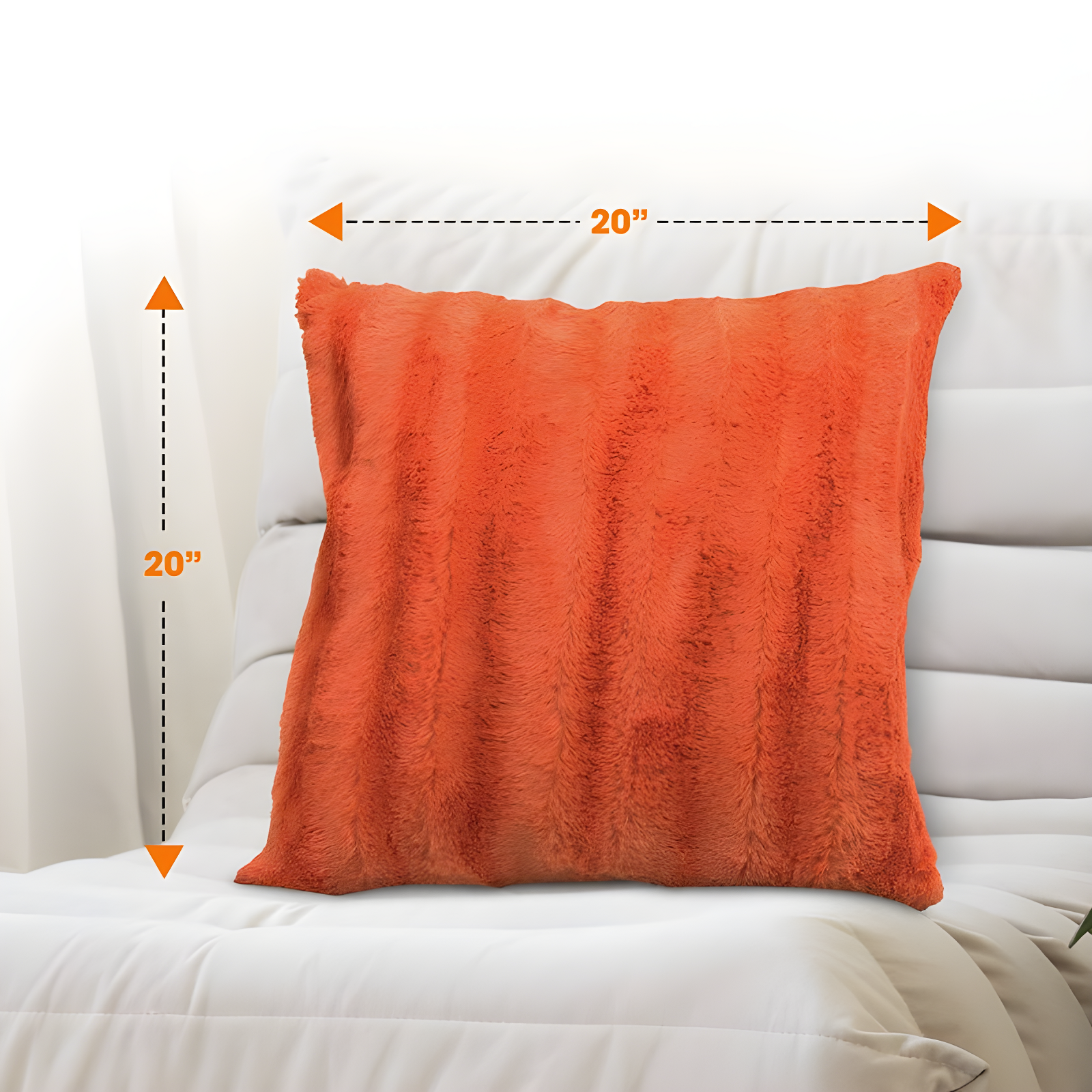 Cheer Collection FRBIN Square Pillow Cover & Insert (Set of 2)